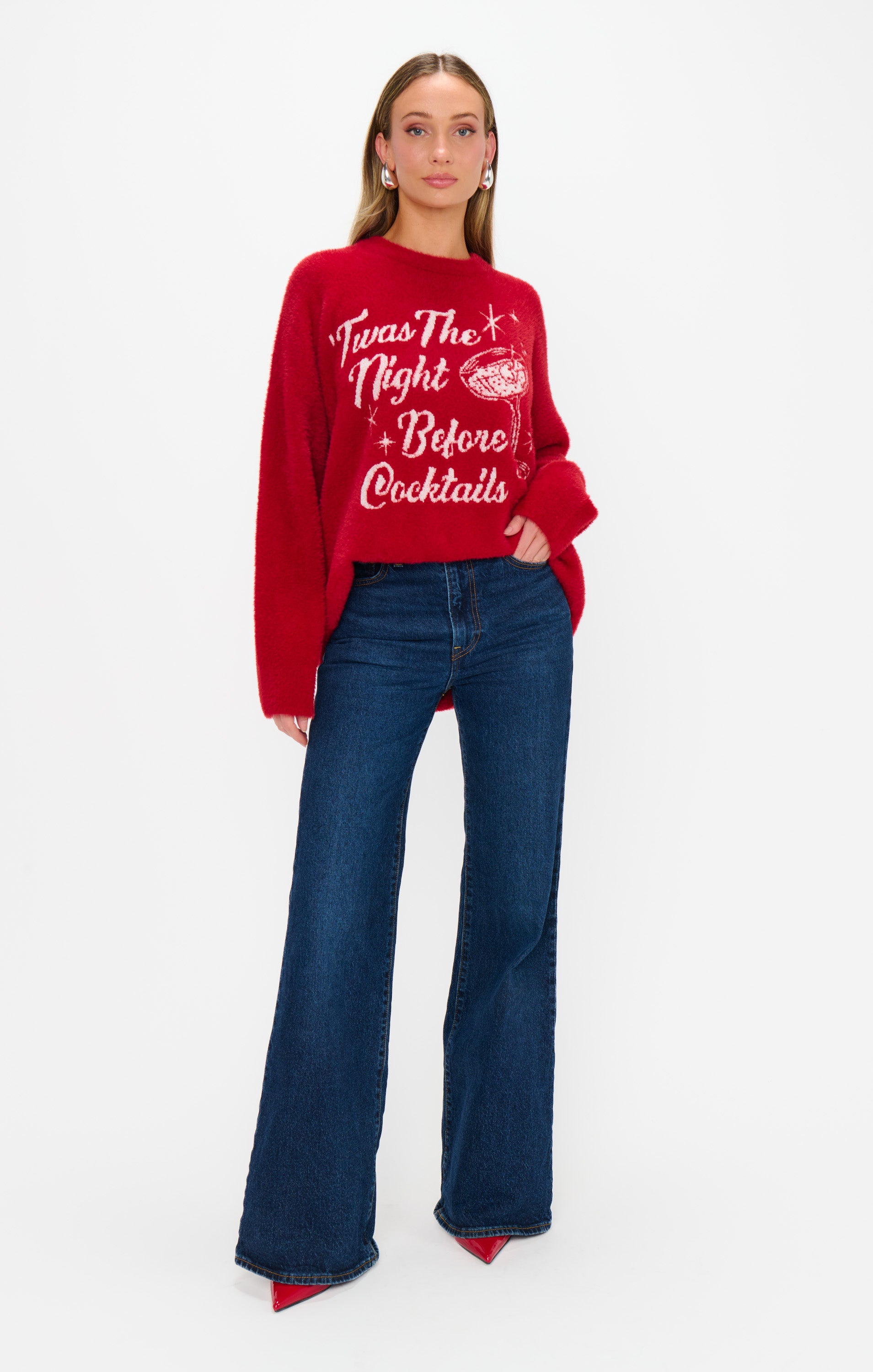 Classic Crewneck Sweater - Twas The Night Knit | Show Me Your MUMU