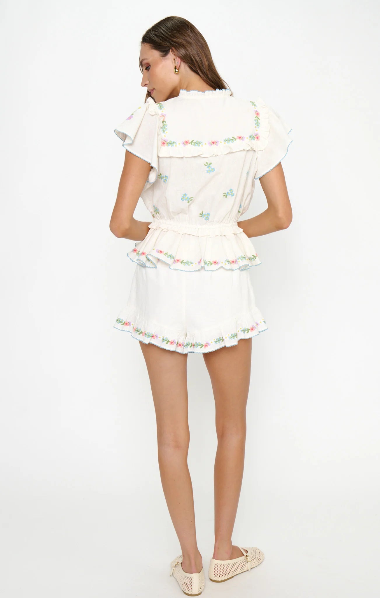 Cannes Shorts - Wild Meadow Embroidery | Show Me Your Mumu