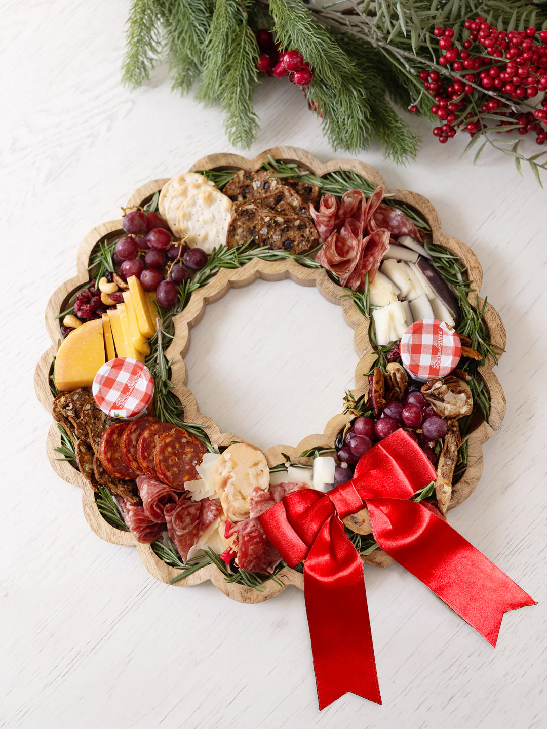 Wood Wreath Bow Board