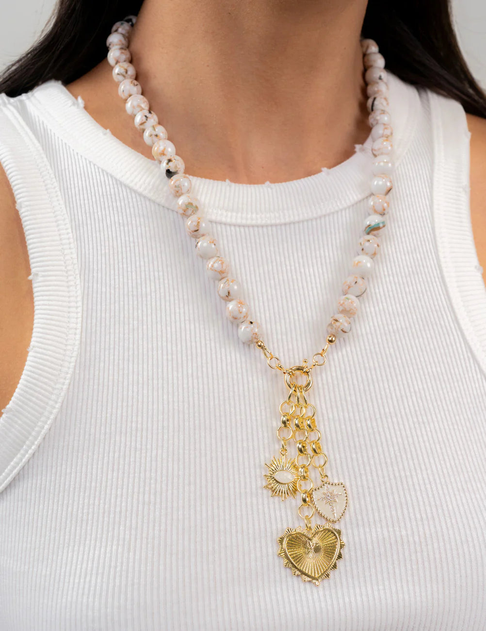 San Tropez Charm Necklace | Bracha