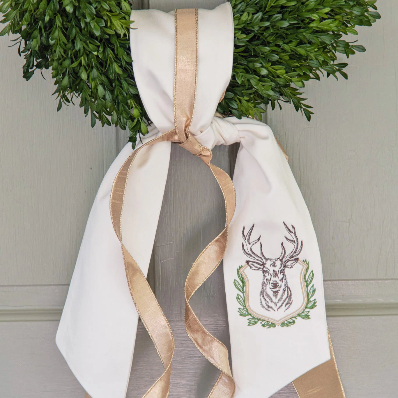 Gold Dupioni Ribbon - 1" | Fig & Dove