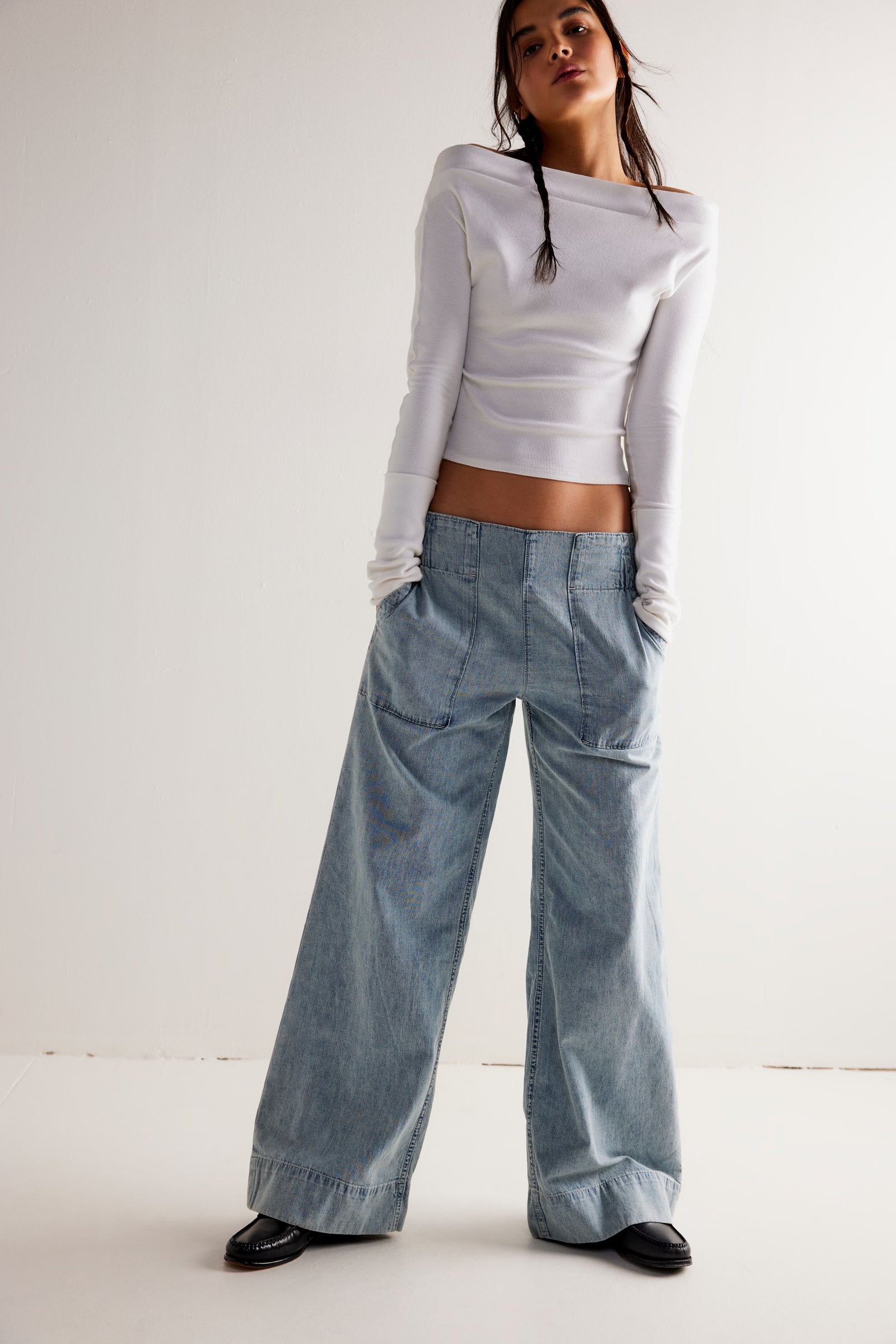 Breezy Denim Pull On | Free People