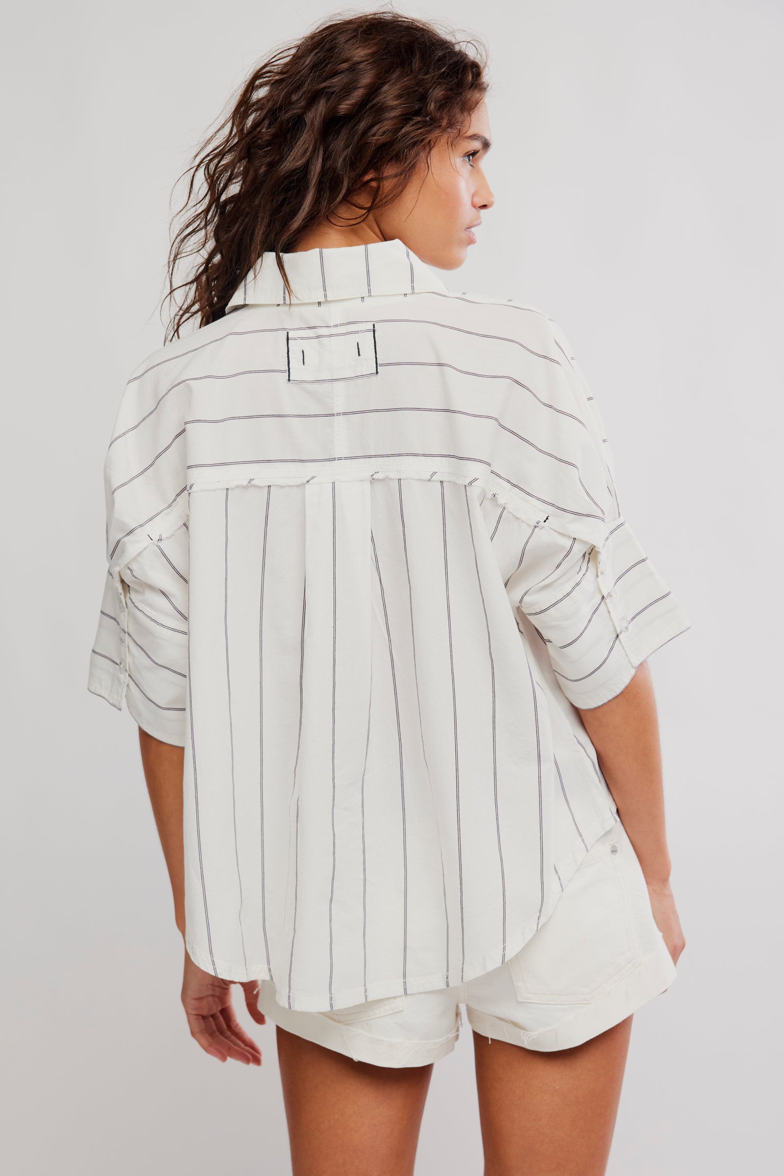 Seaside Cotton Stripe Shirt | Free People