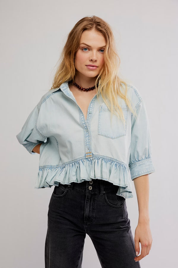 Bailey Denim Shirt | Free People