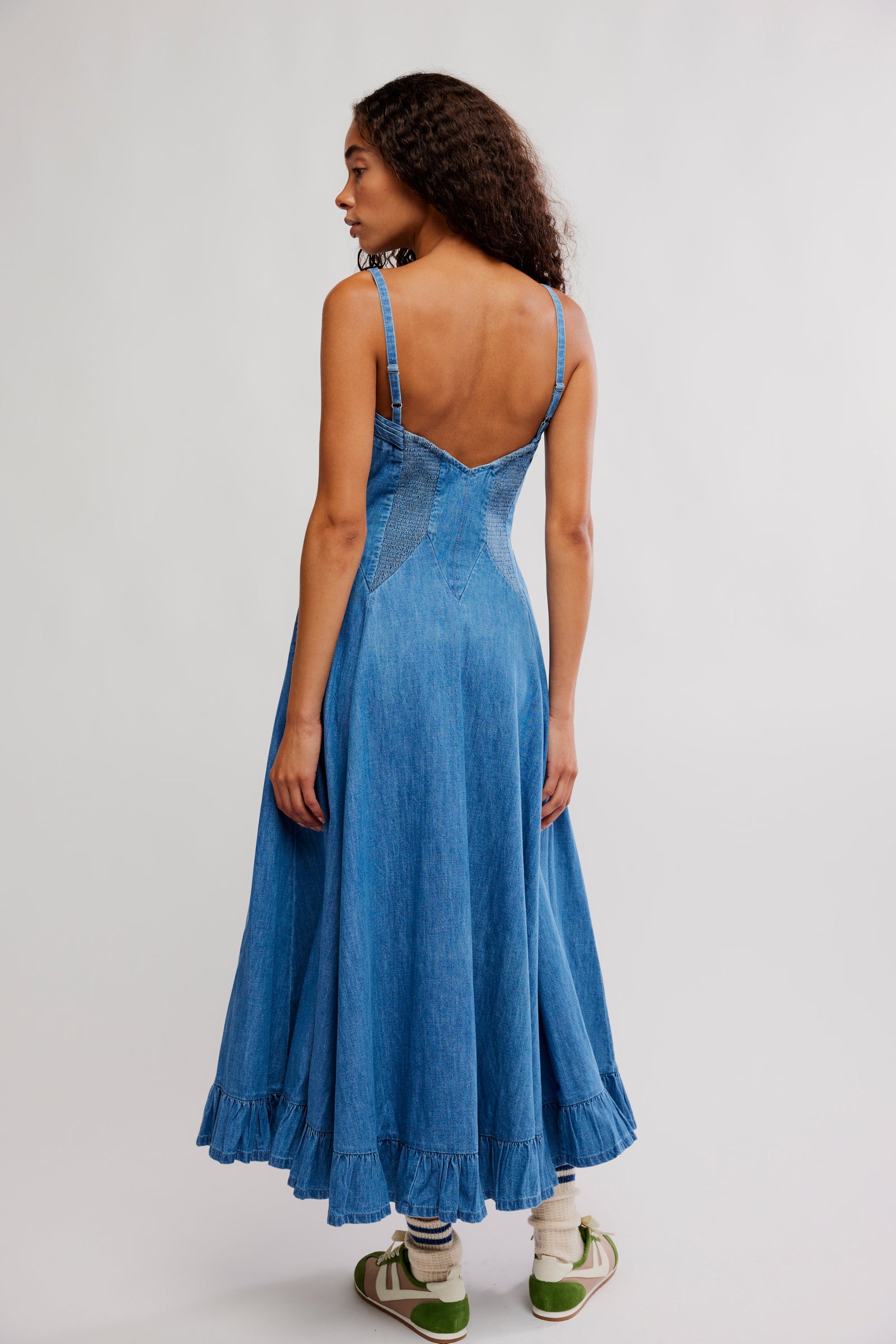 Another Season Denim Mini Dress | Free People