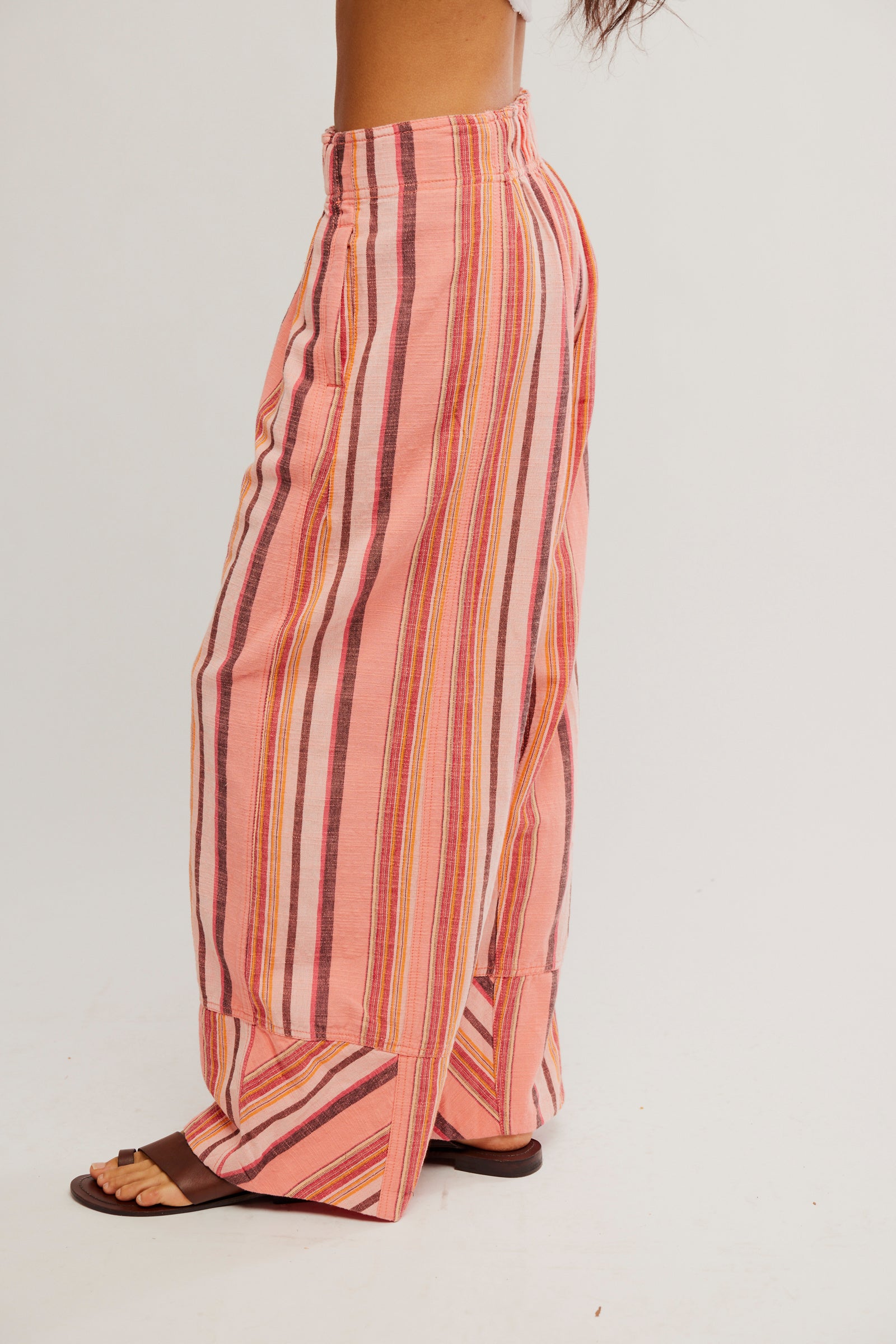 Days End Linen Striped Pant | Free People