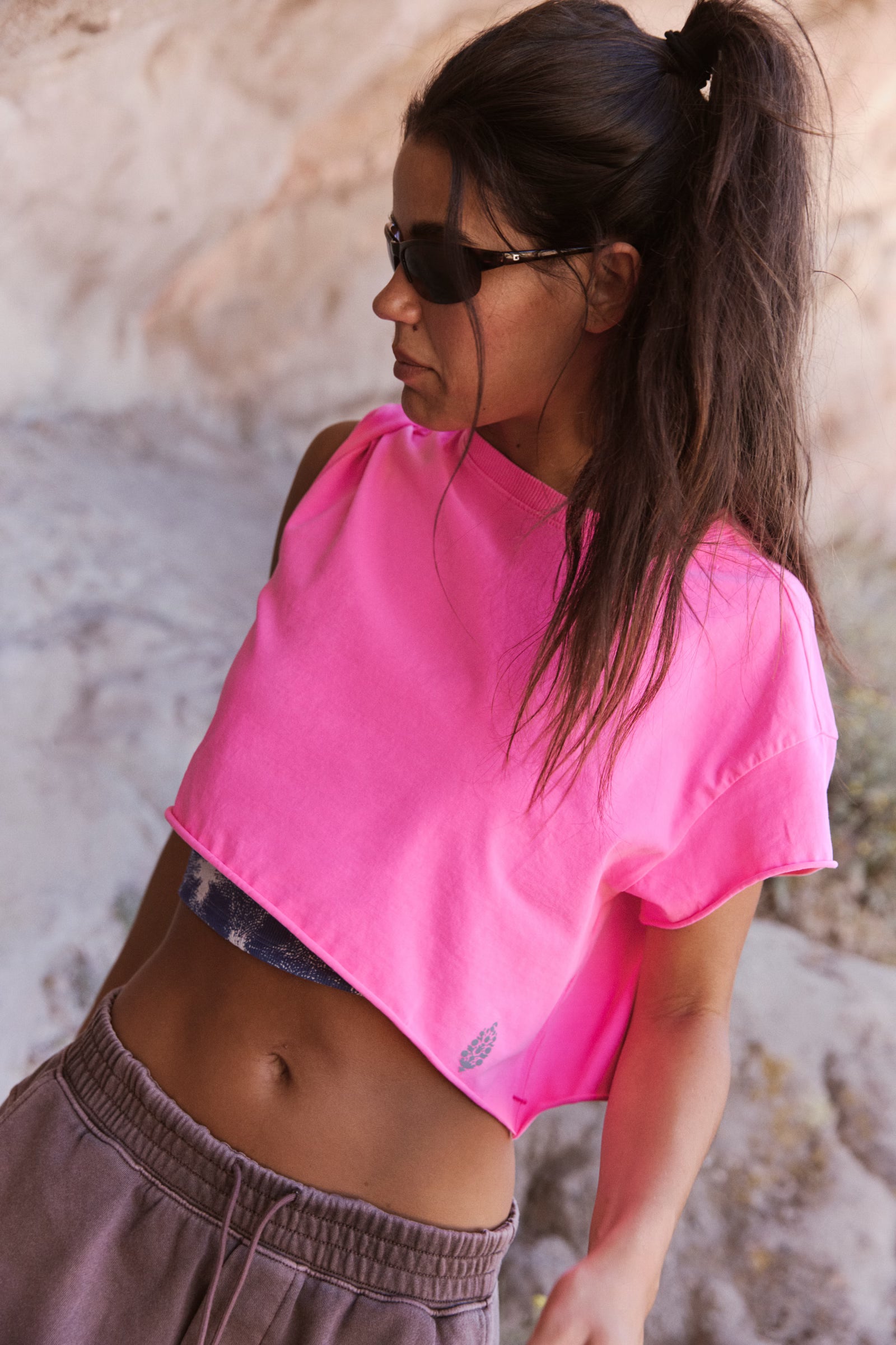 Hot Shot Cropped Tee | FP Movement