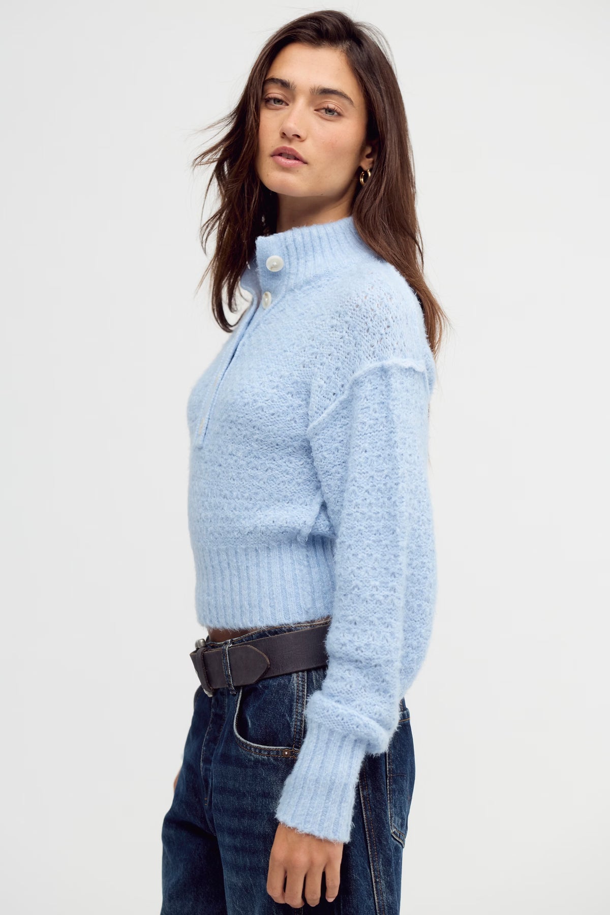 Tucked Henley Pullover | Free People