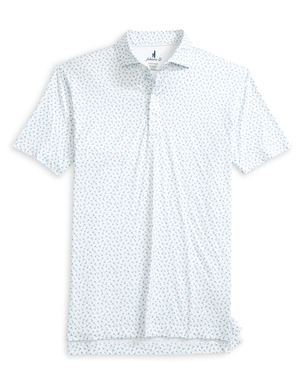 Tini Dancer Featherweight Performance Polo - White | Johnnie-O