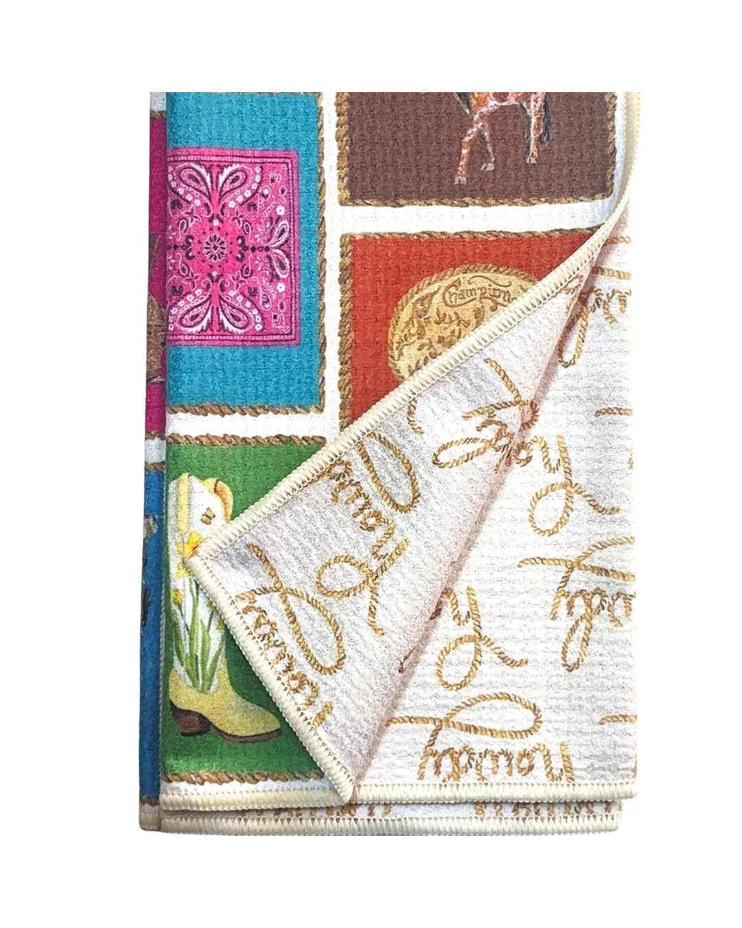 Out West Double-Sided Tea Towel