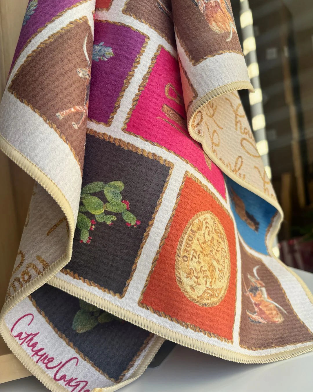Out West Double-Sided Tea Towel