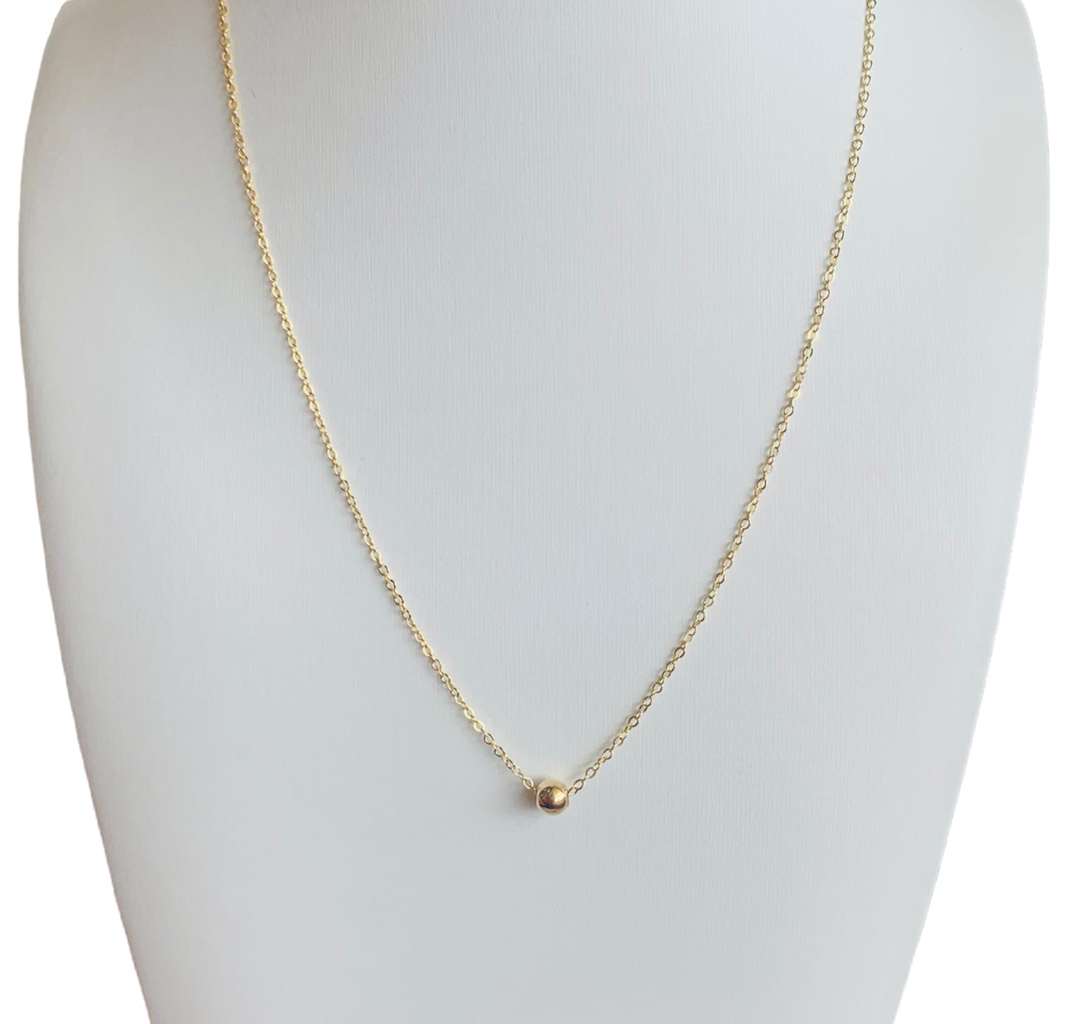 Large Gold Ball Necklace | LOREN