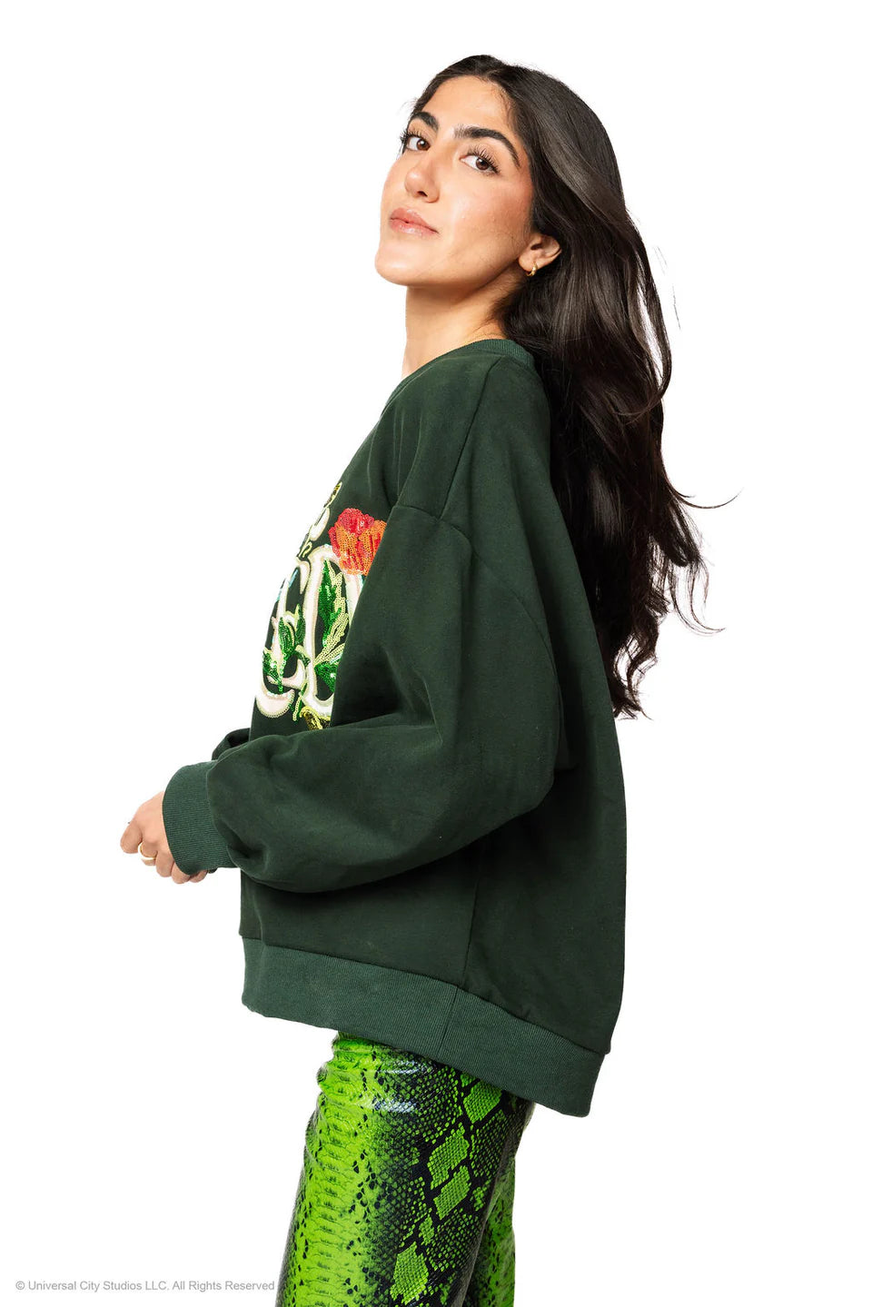 Licensed Forest Green 'I Feel Wicked' Sweatshirt  | Queen of Sparkles