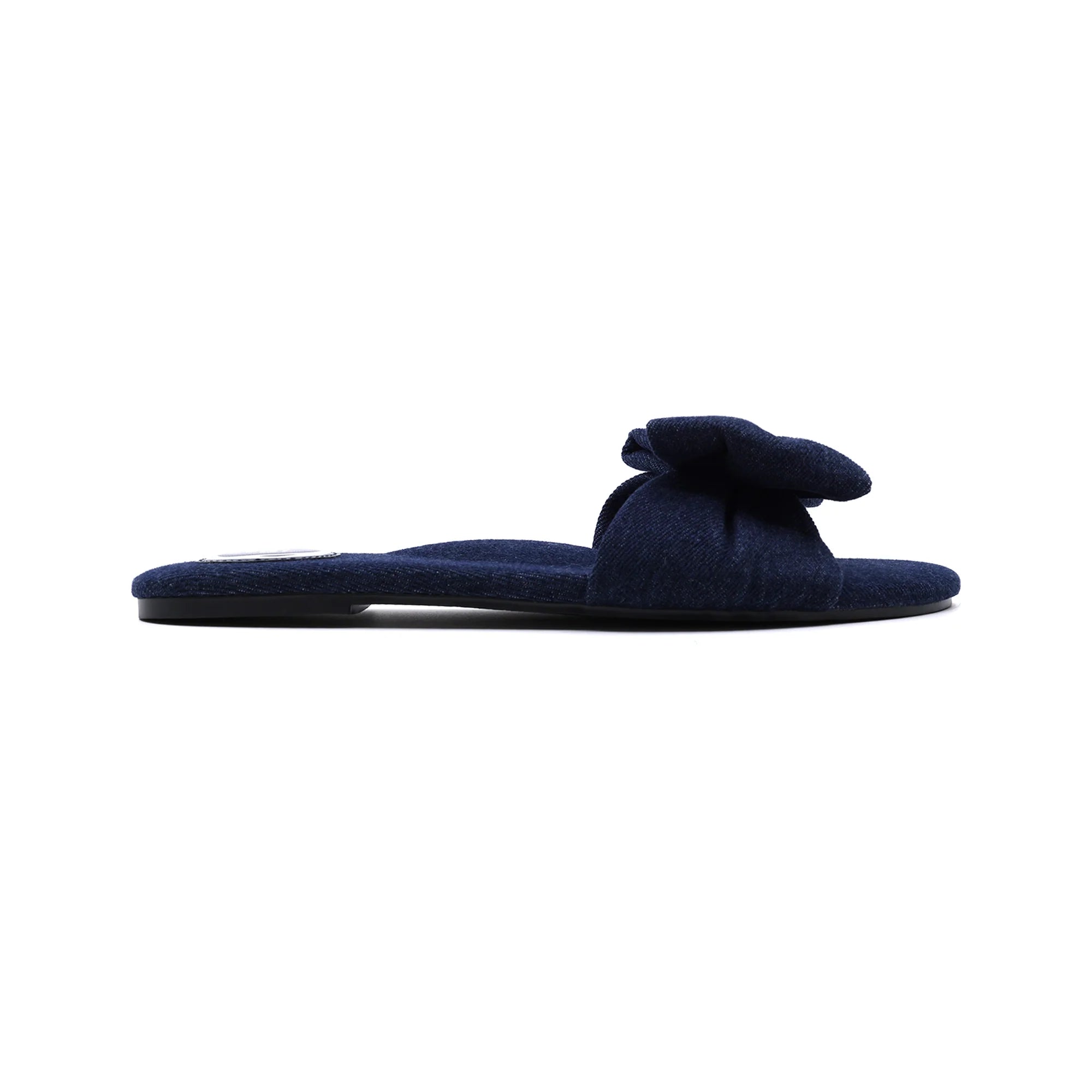 Rafie Bow Sandals - Denim Blue | Solei Sea