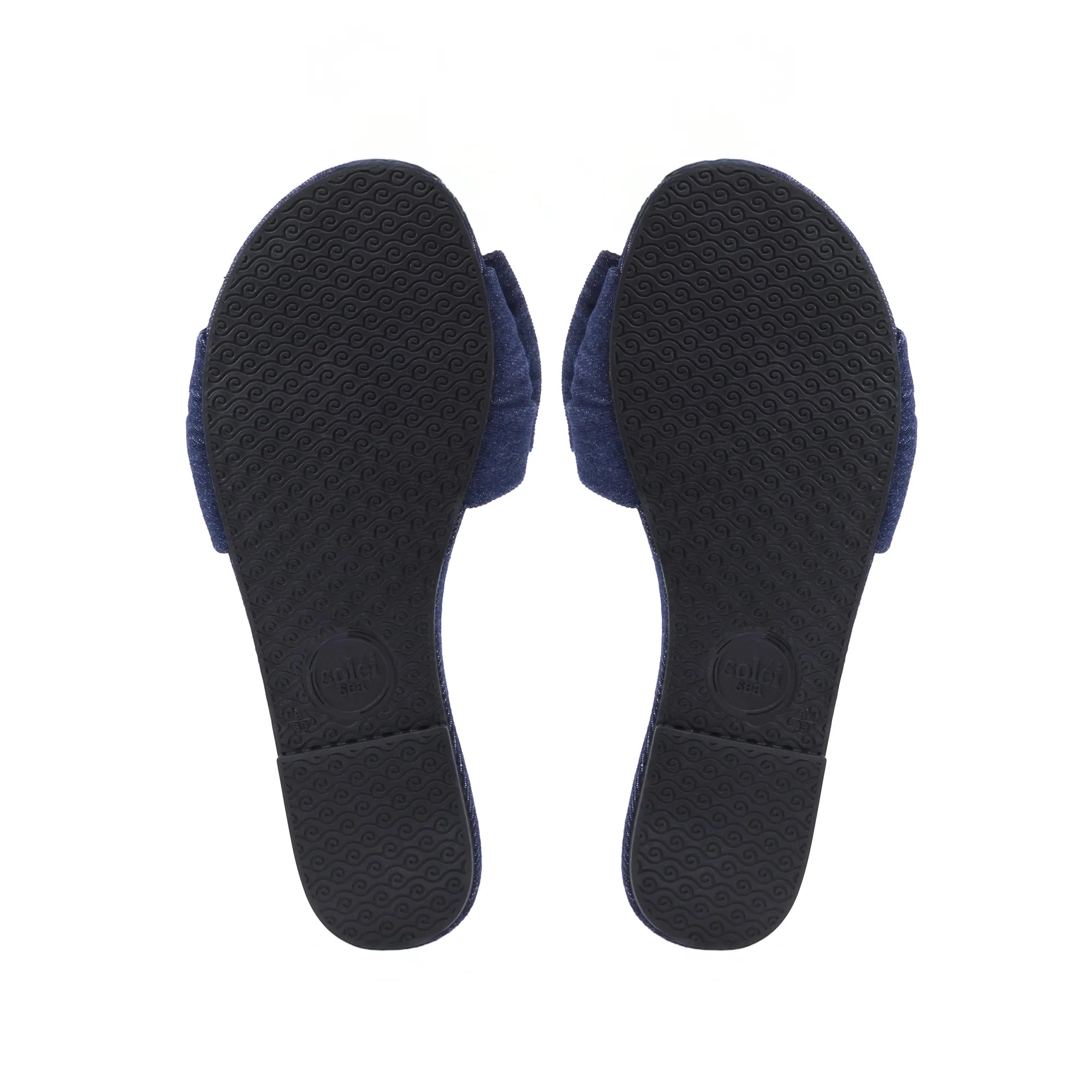 Rafie Bow Sandals - Denim Blue | Solei Sea