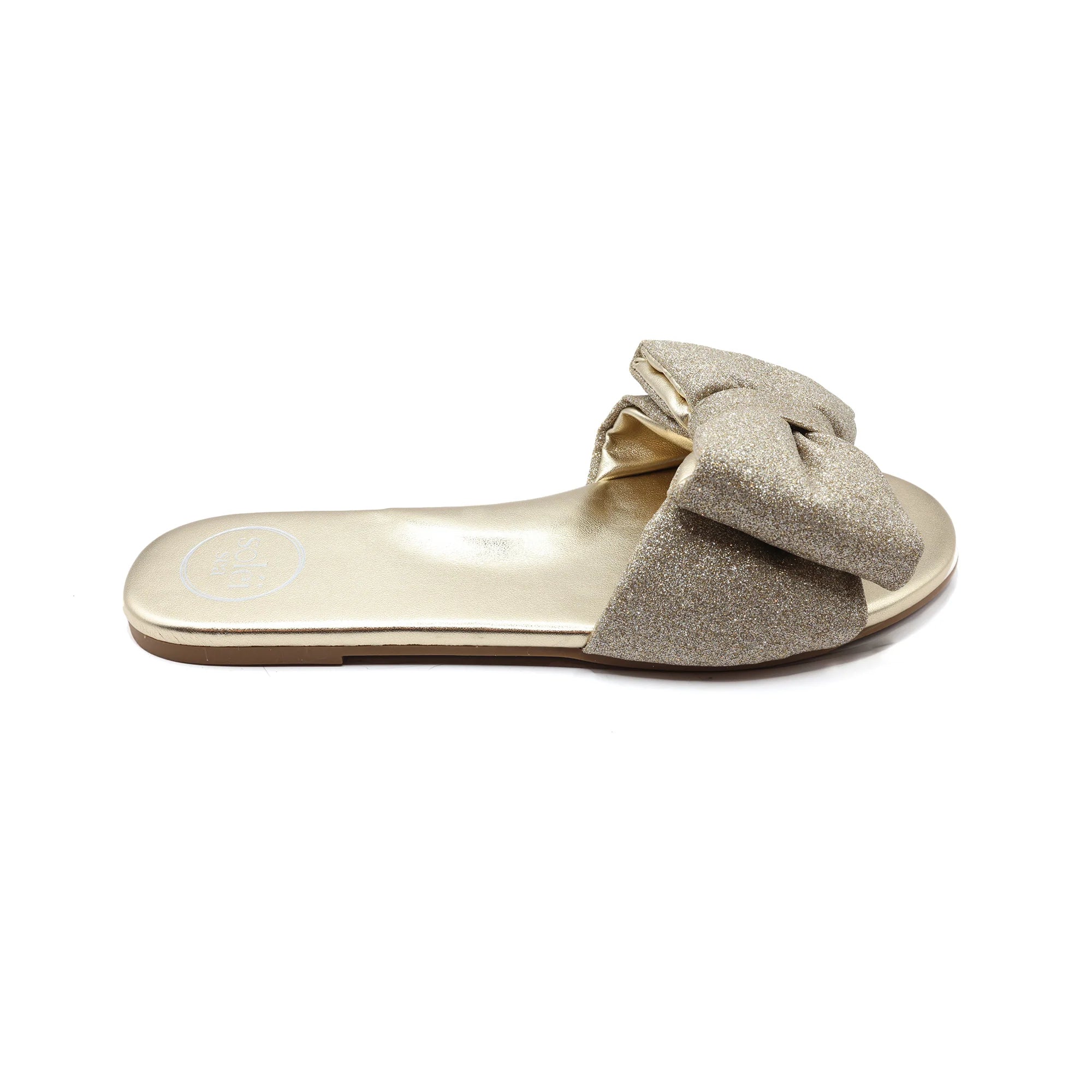 Rafie Bow Slide Sandal - Starry | soléi sea