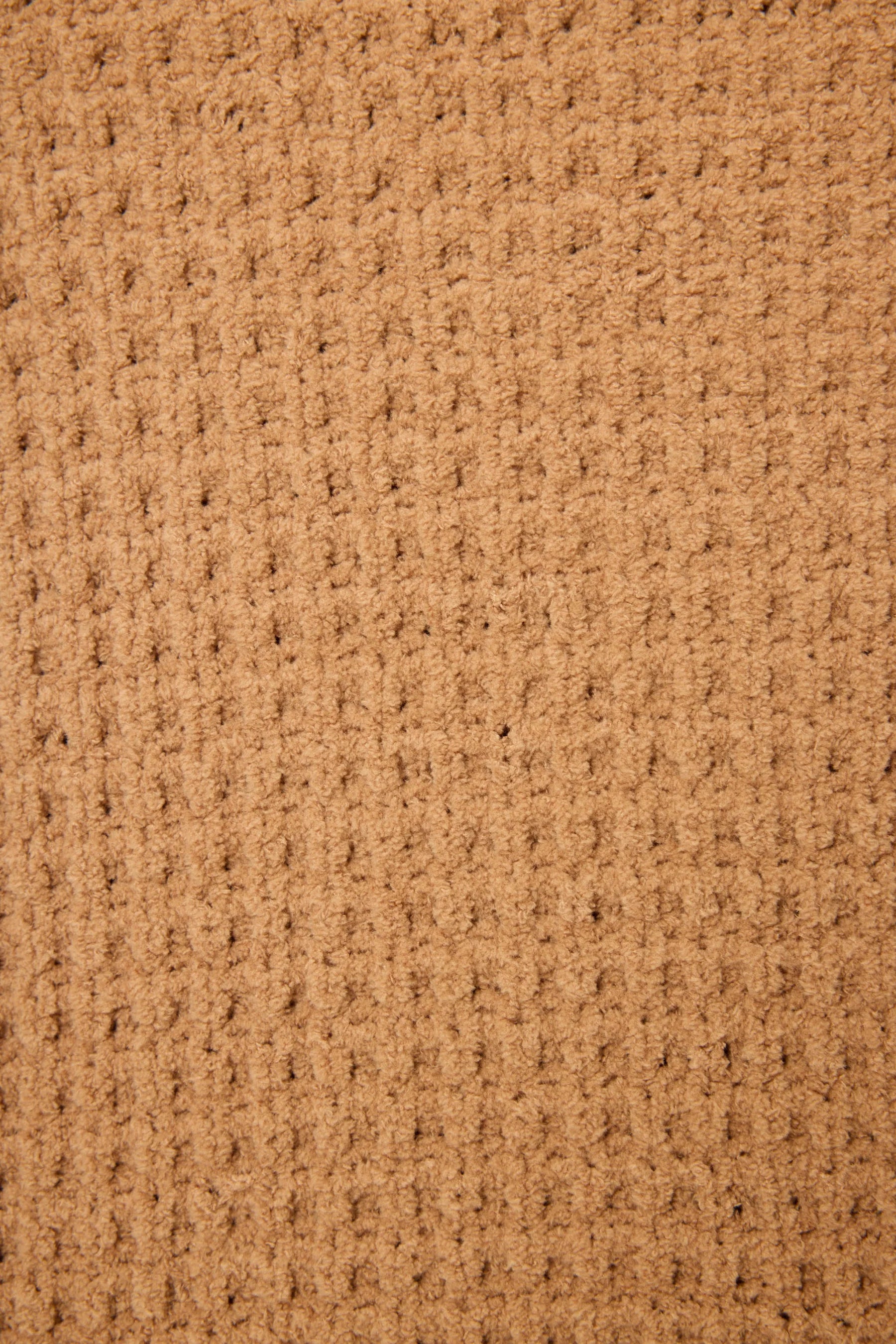 Chenille Waffle Long Sleeve Caramel Top | P.J. Salvage