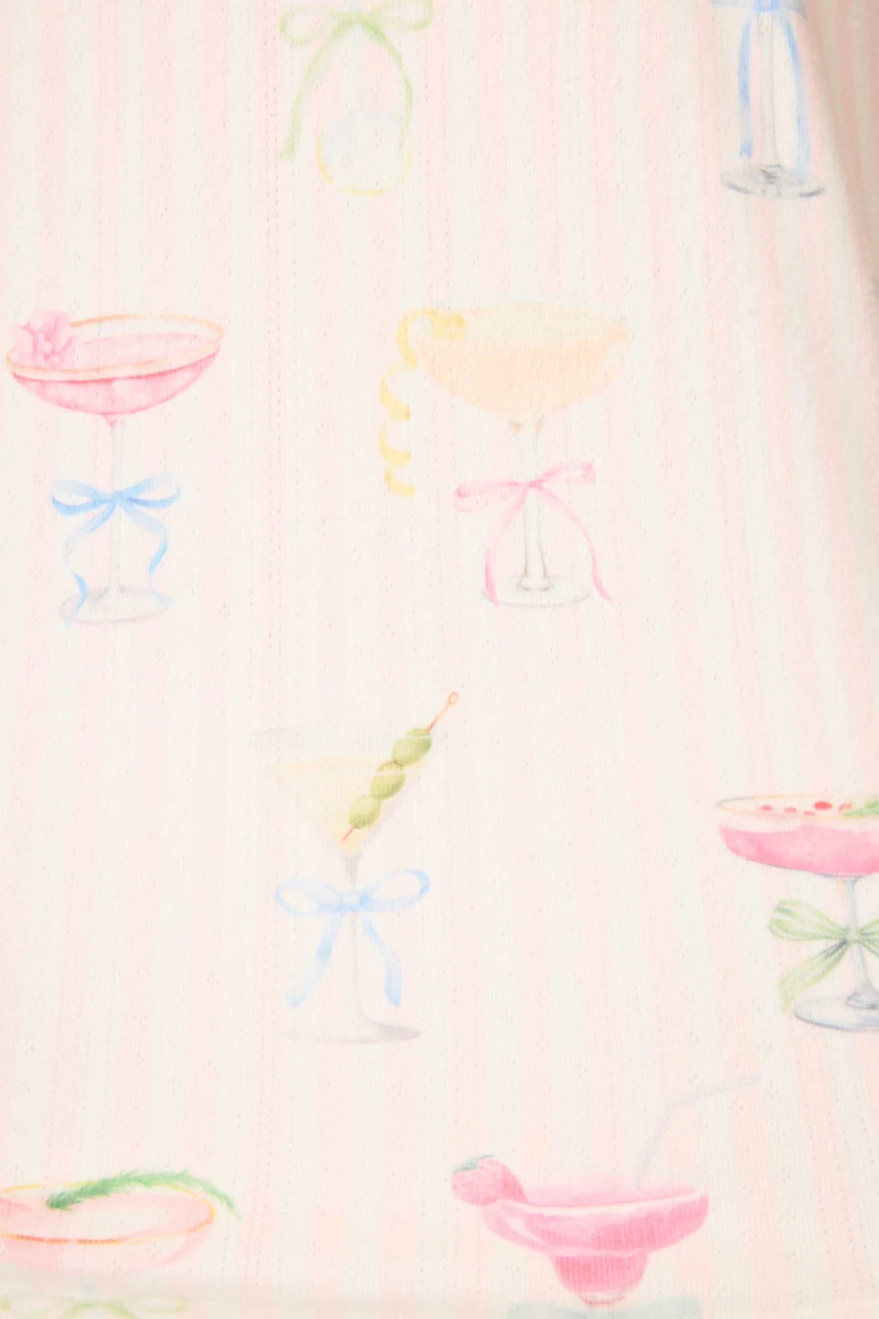 Pretty Punch Cocktail Print Open Leg Pants | P.J. Salvage