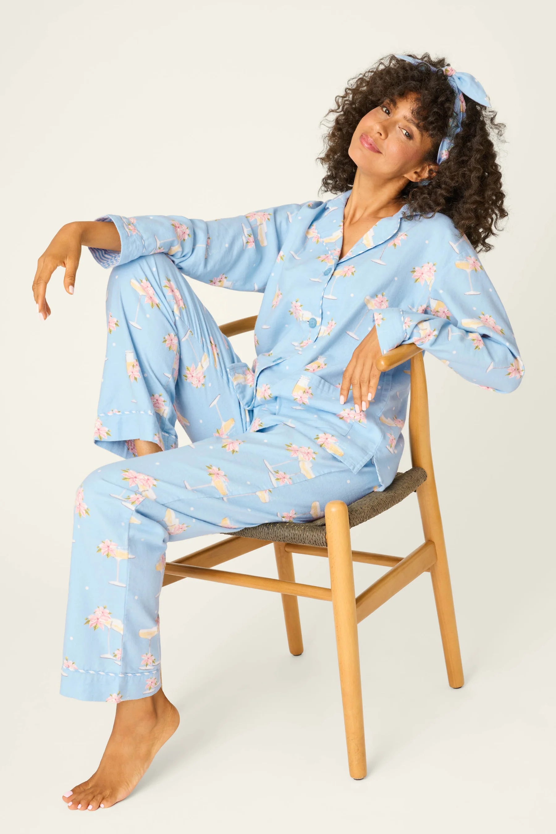 Fizz The Season 3-Piece Flannel Pj Set | P.J. Salvage