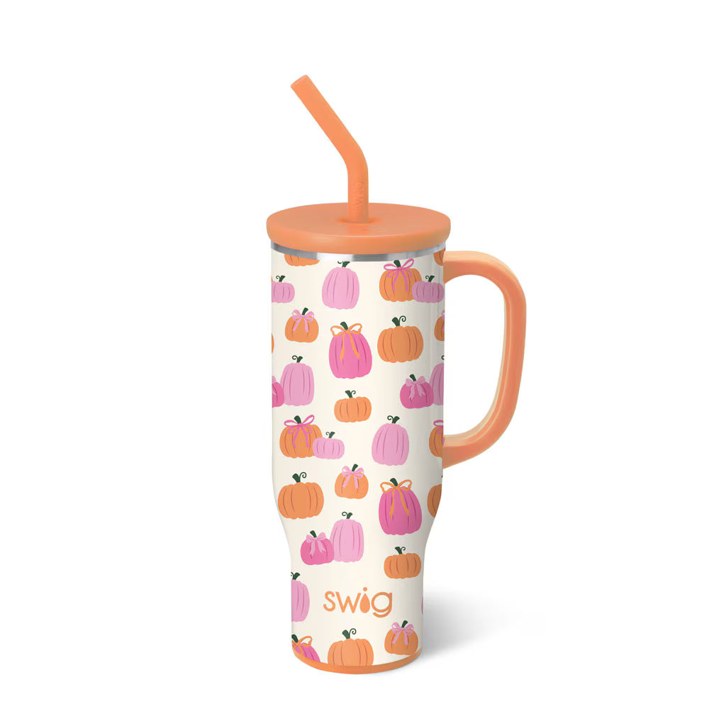 Pumpkins and Bows Mega Mug (30oz) | Swig