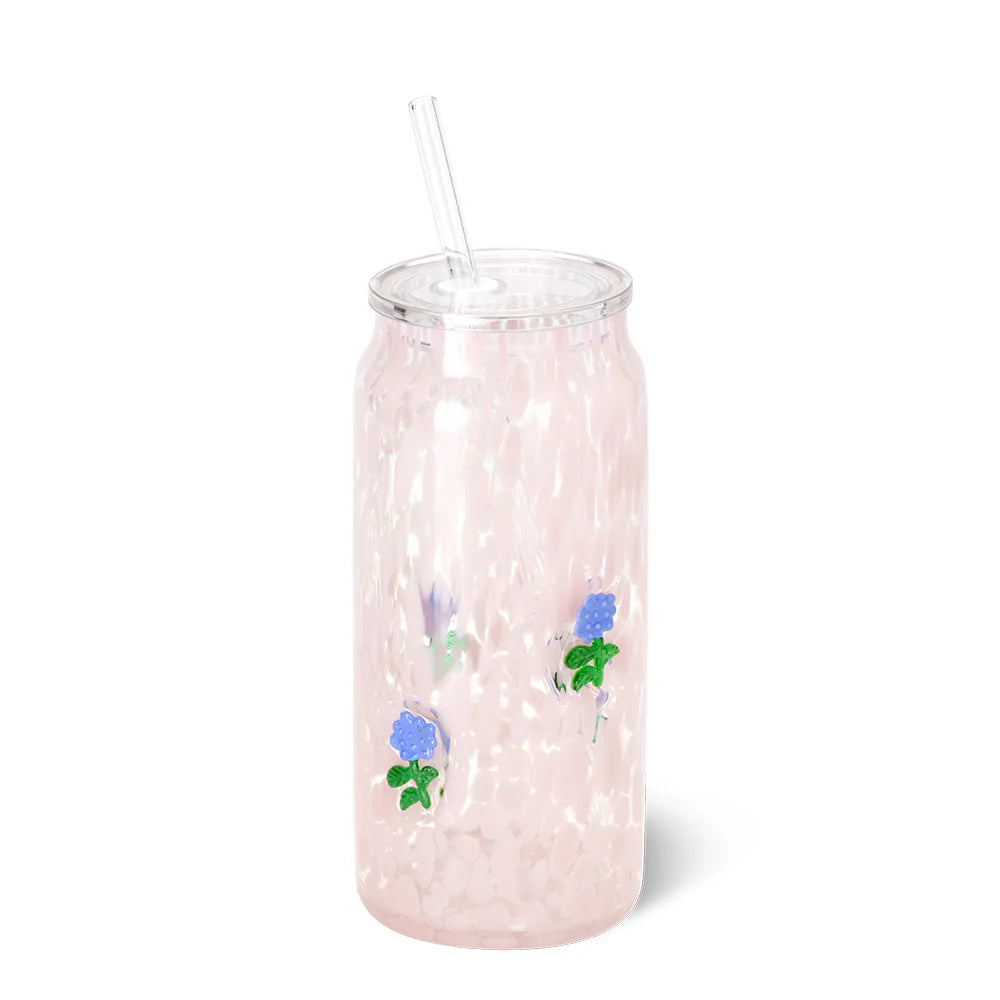 Hydrangeas Charm Glass (23oz) | Swig