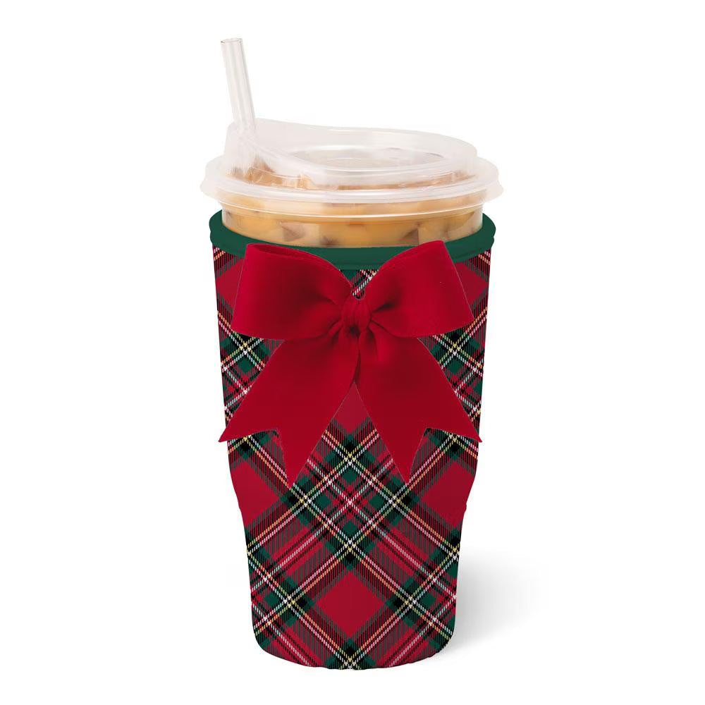 Christmas Plaid Iced Cup Coolie (Large) | Swig