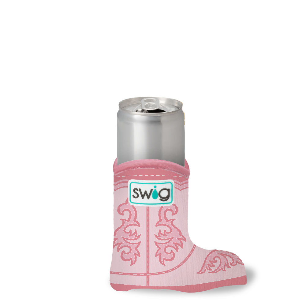 Boot Scootin' Pink Slim Can Coolie | Swig