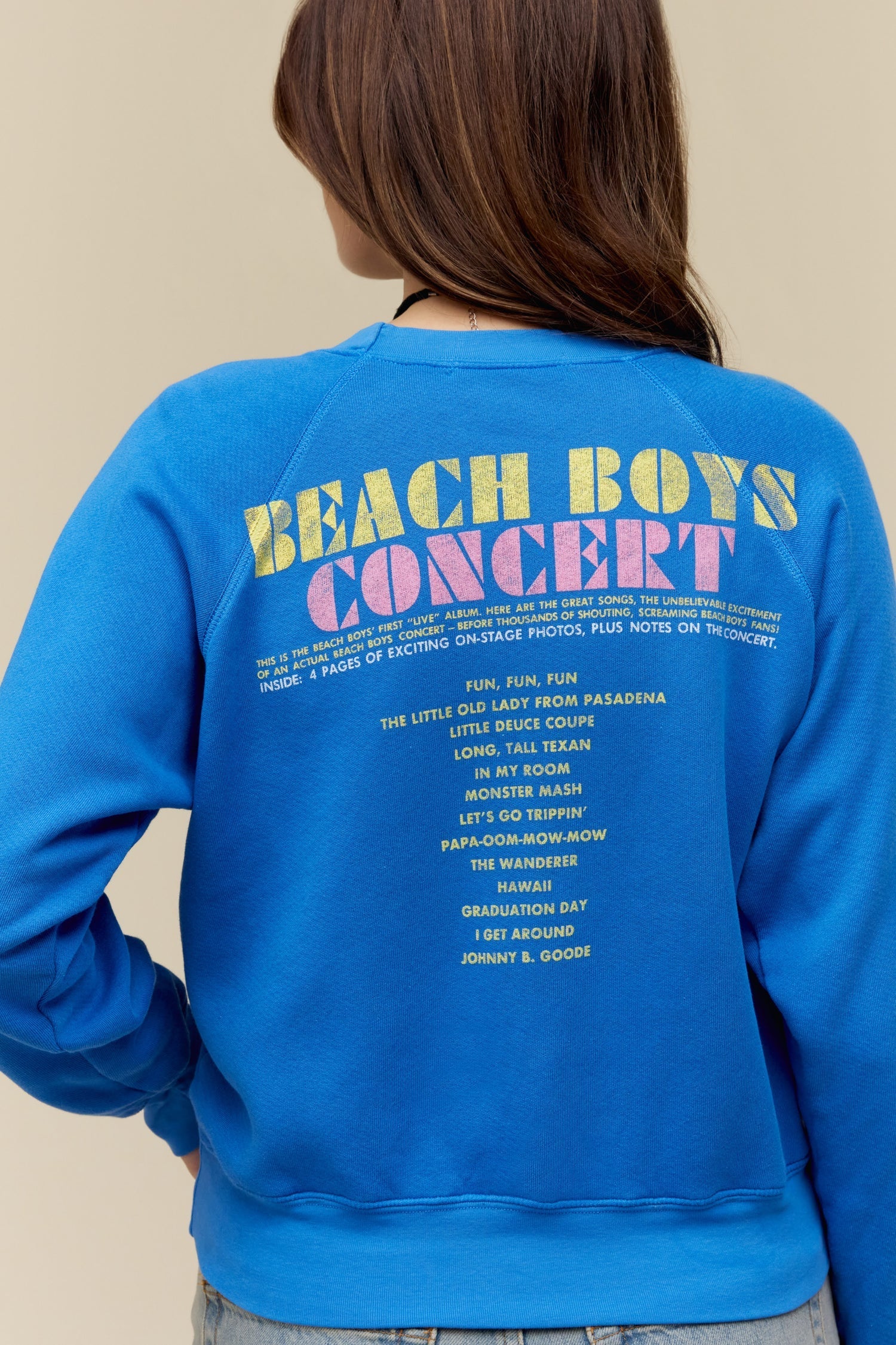 The Beach Boys Concert Raglan Crew | DAYDREAMER