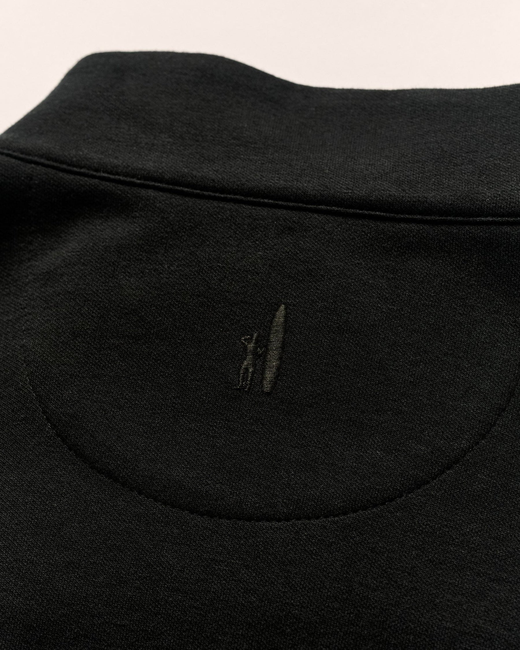 Sully 1/4 Zip Pullover - Black | Johnnie-O