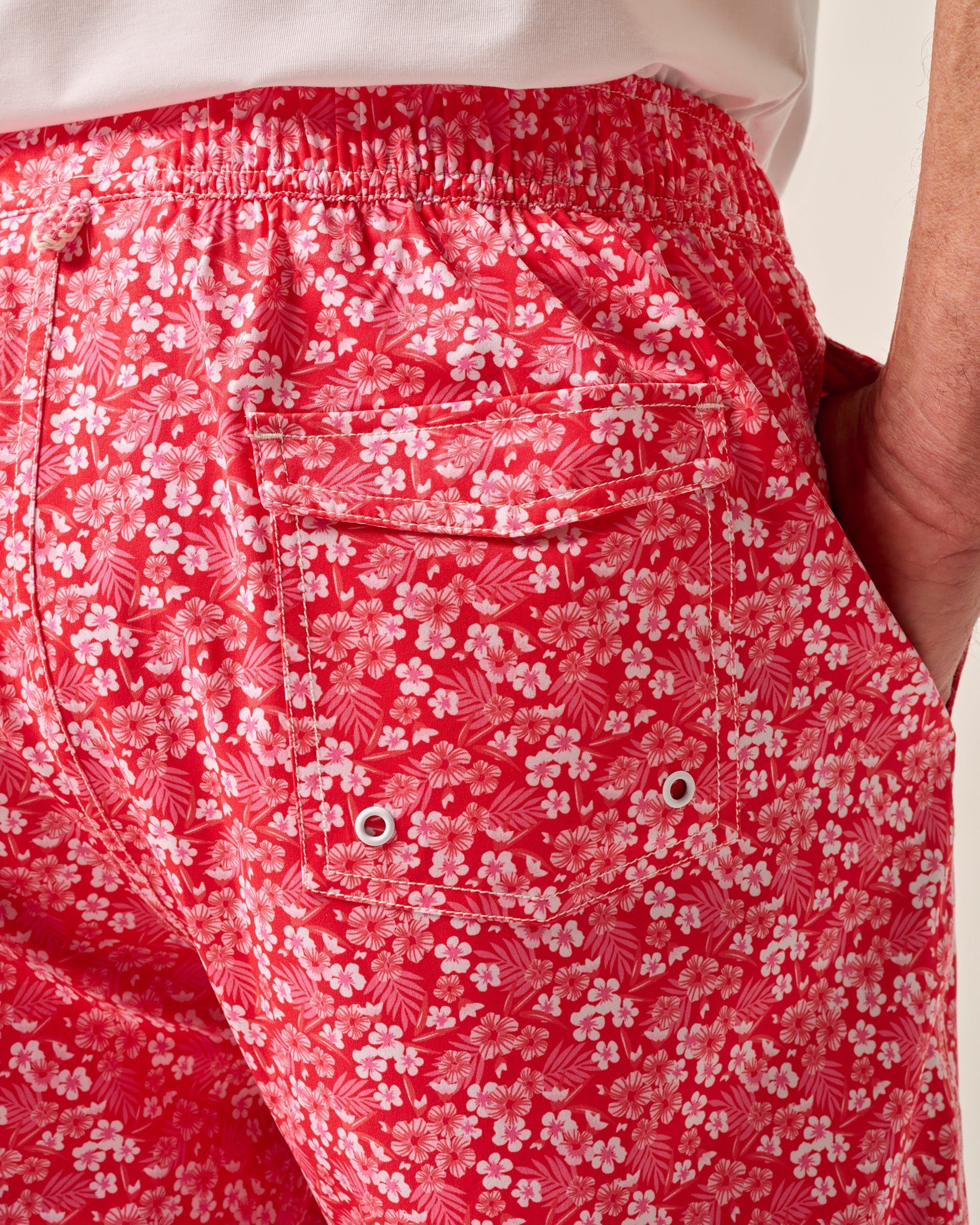 The Half Elastic 7" Surf Shorts - Lei | Johnnie-O