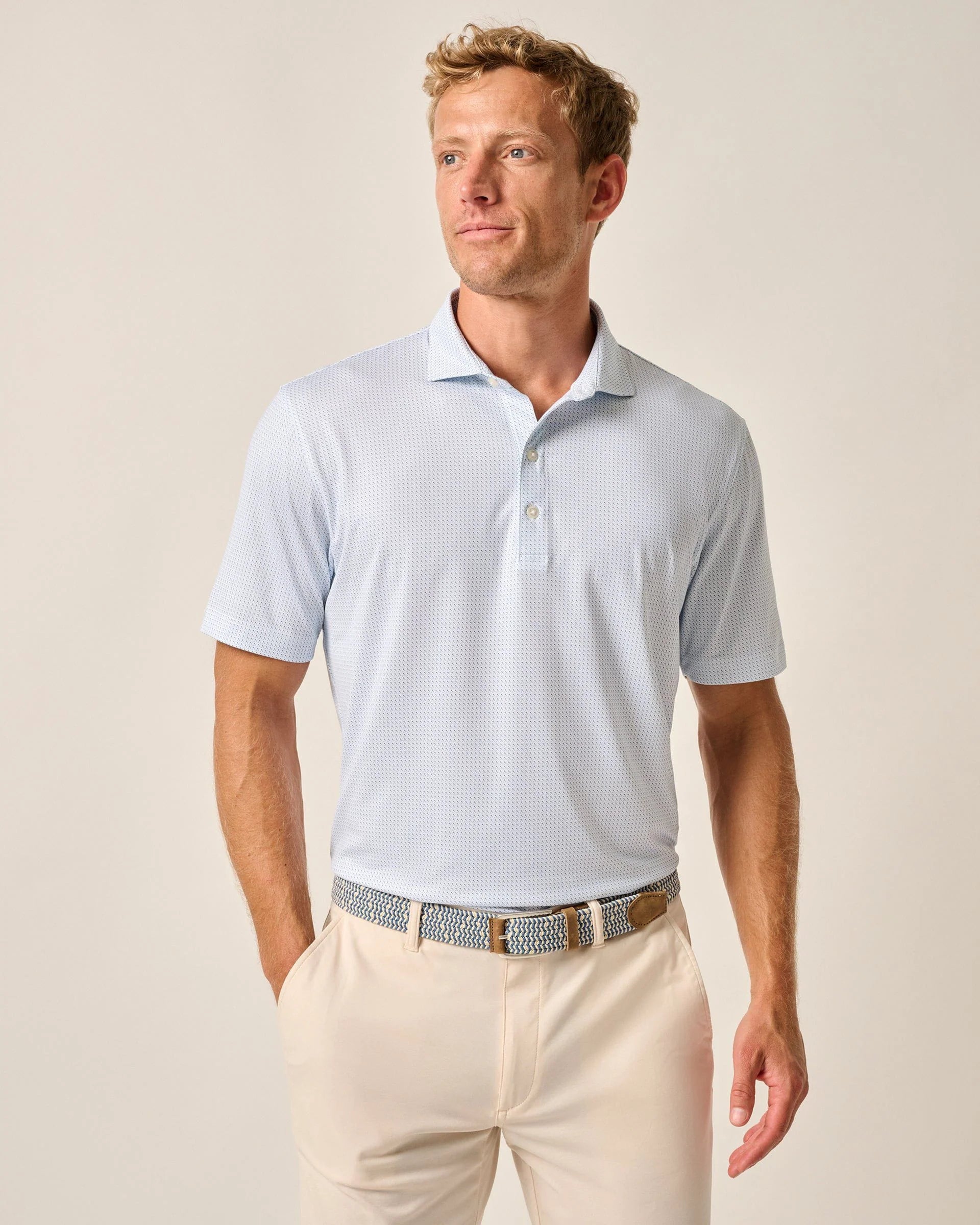 Performance Jersey Polo - Tee Time | Johnnie-O