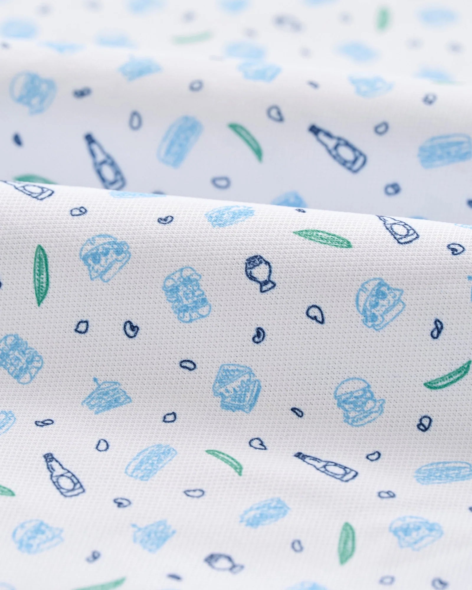 Burgers & Beers Performance Mesh Polo - White | Johnnie-O