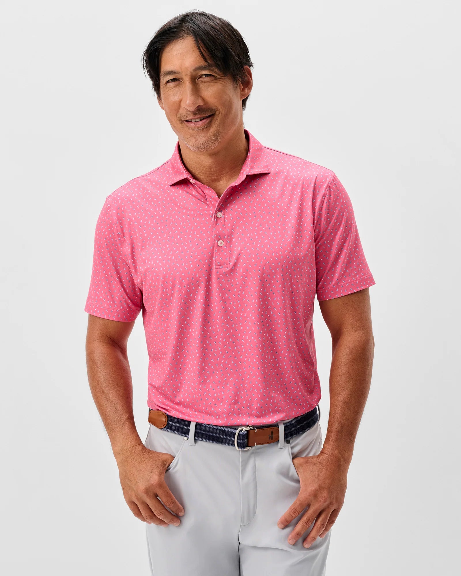 Tini Dancer Featherweight Performance Polo - Pink Lemonade | Johnnie-O