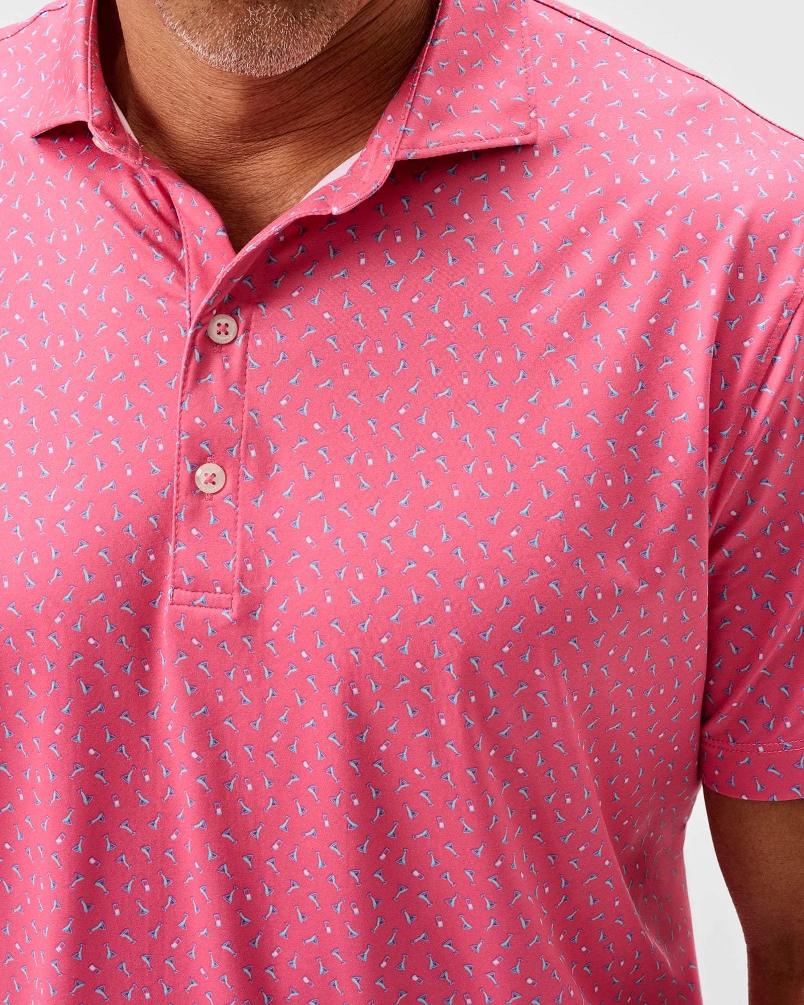 Tini Dancer Featherweight Performance Polo - Pink Lemonade | Johnnie-O