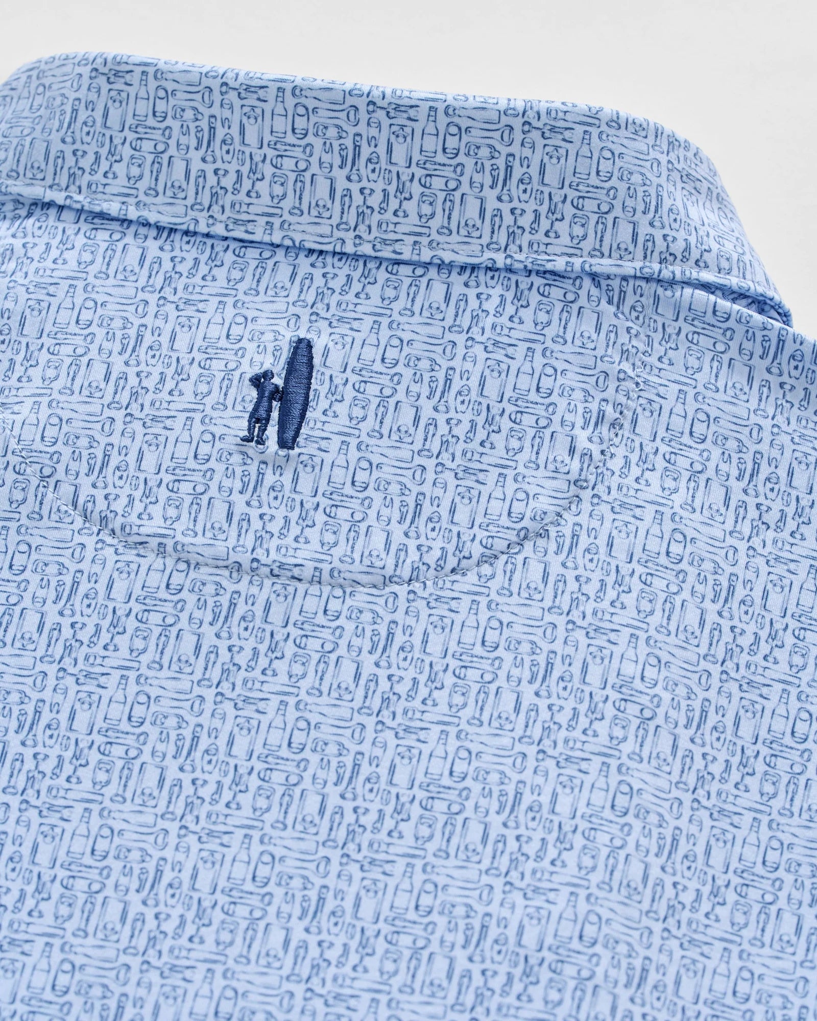 Popping Tops Featherweight Performance Polo - Kona | Johnnie-O