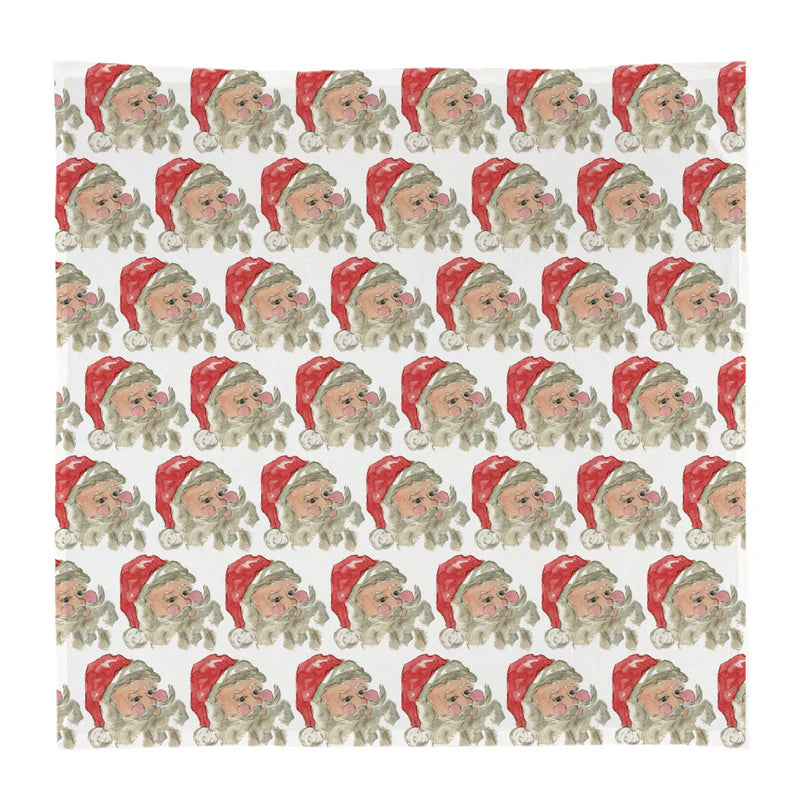 Santa Kitchen Square Tea Towel