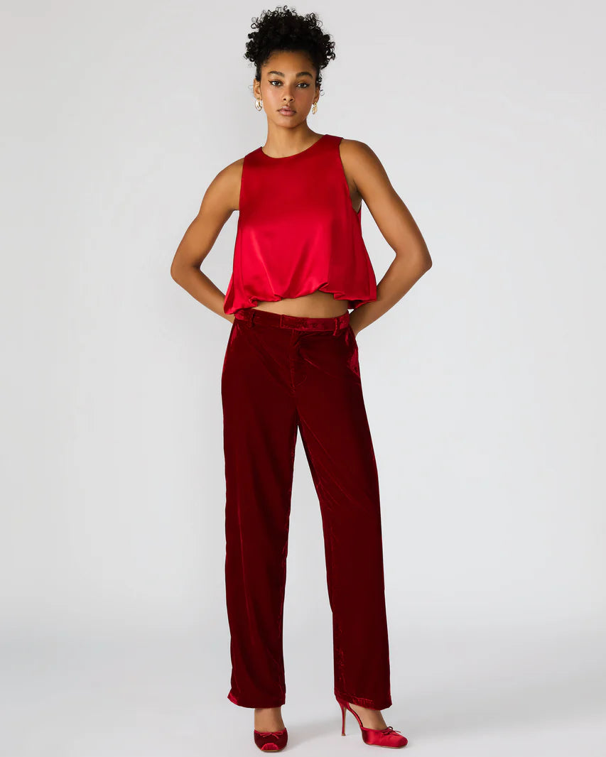 Tonia Pant - Red Velvet | Steve Madden