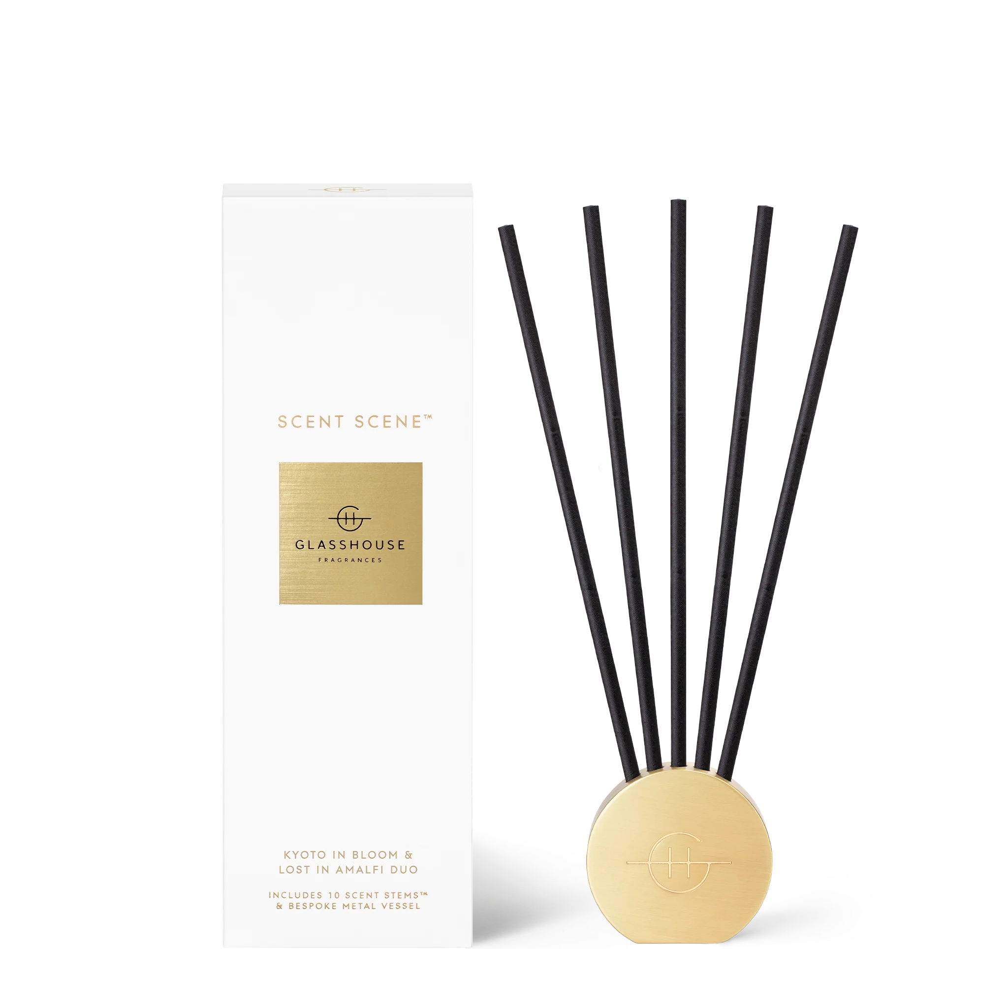 Scent Scene Duo - Kyoto in Bloom & Lost in Amalfi | Glasshouse Fragrances