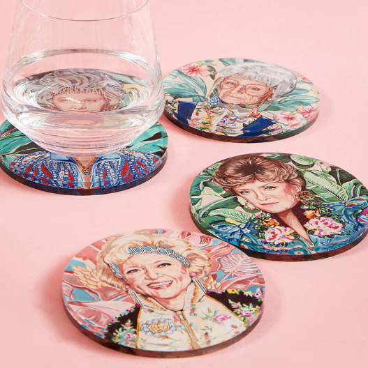 Golden Gals Set of 4 Coasters | Tart By Taylor