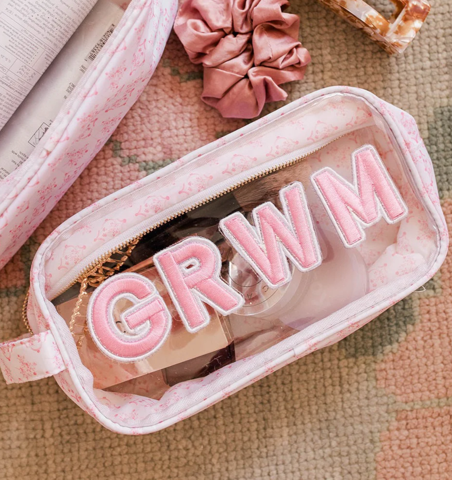 Pink Toile Bag | Kenz Kustomz x Lynlee Poston Collab