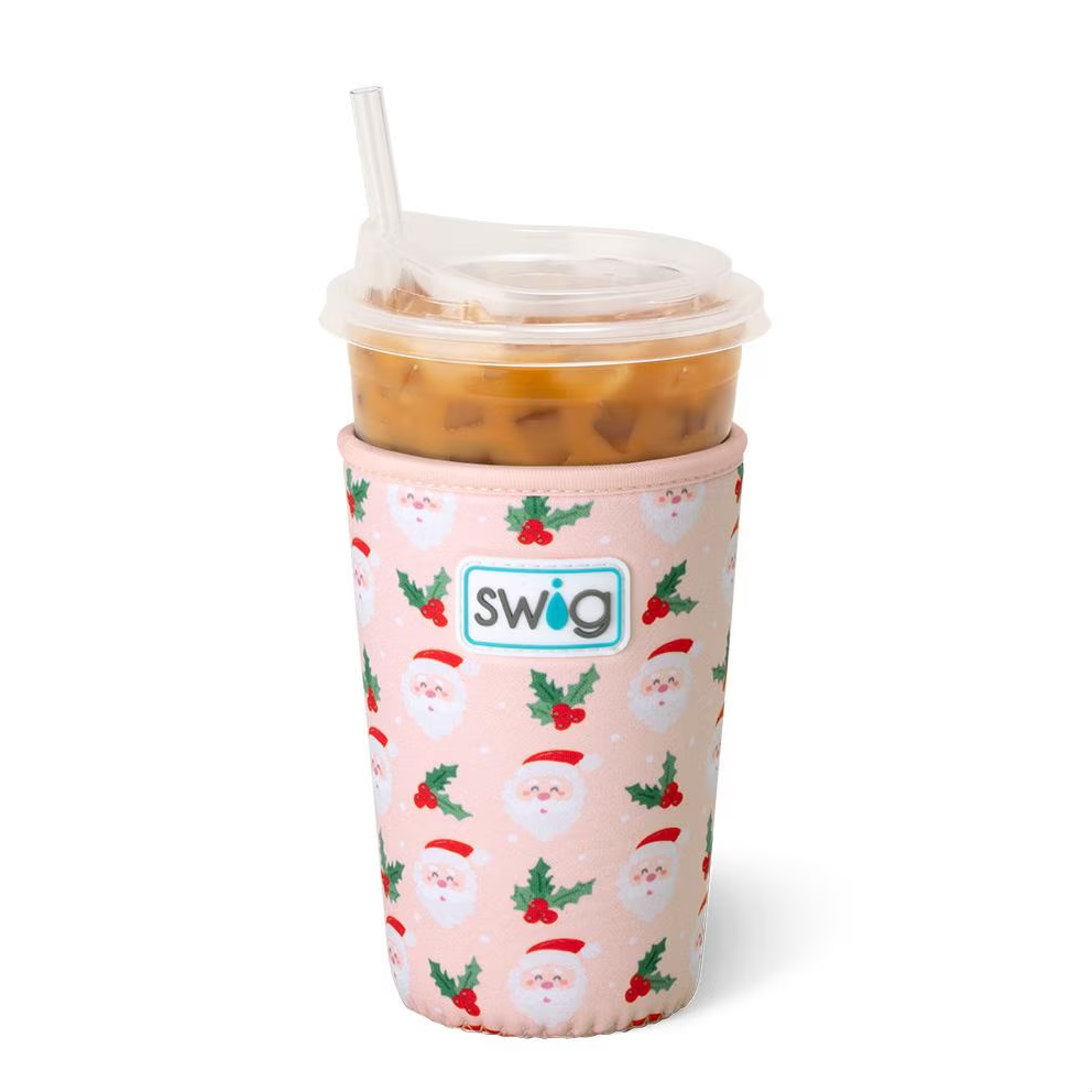 Holly Jolly Iced Cup Coolie (22oz) | Swig