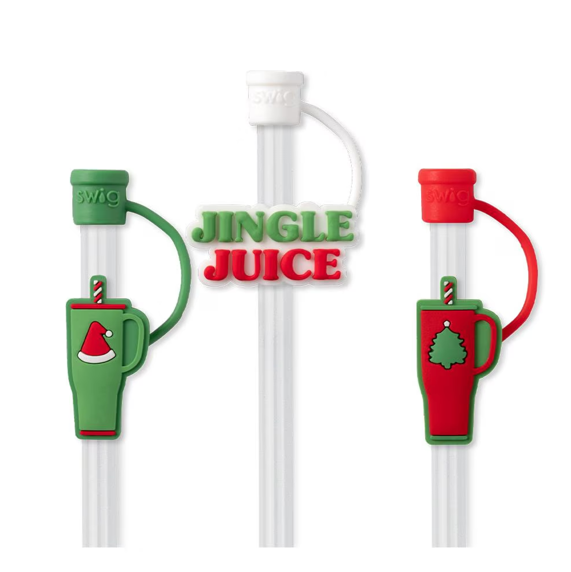 Mega Mug Christmas Straw Topper Set | Swig