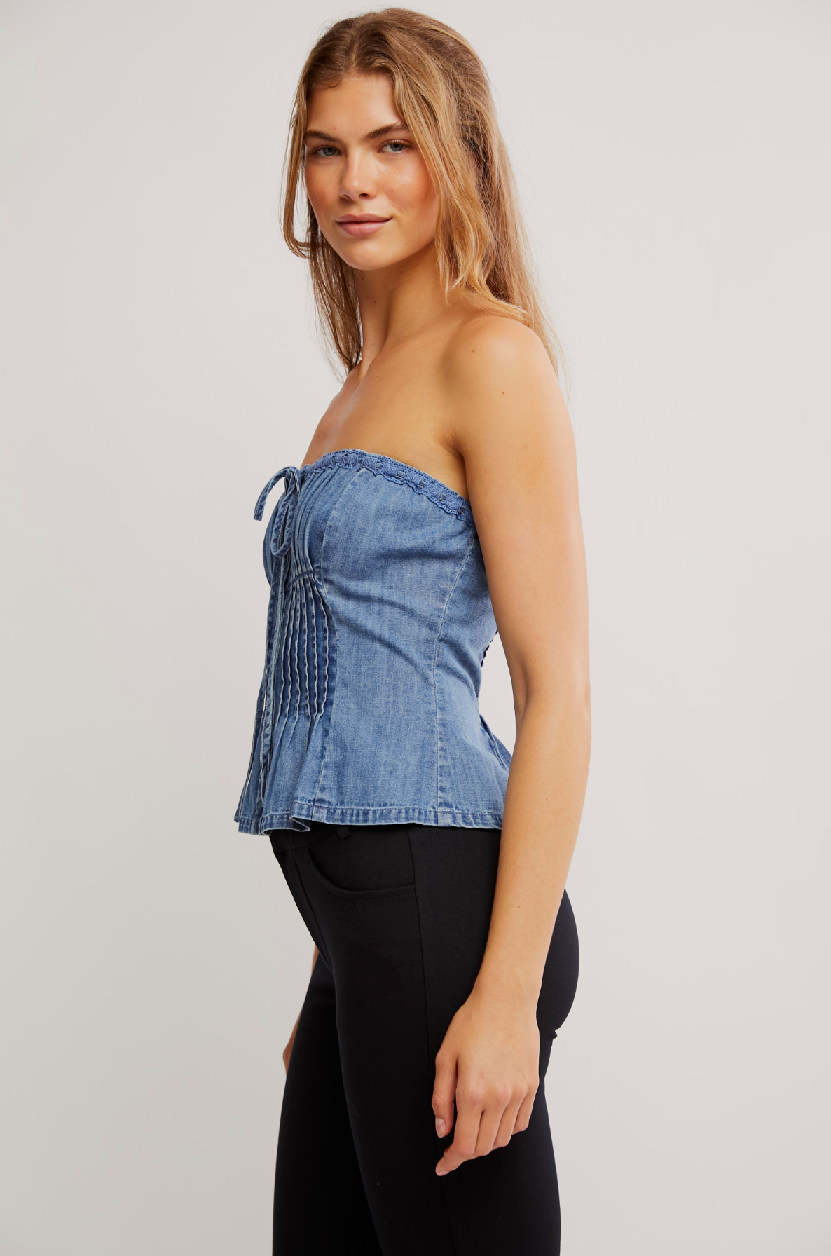 Denim Wink Wink Tube | Free People