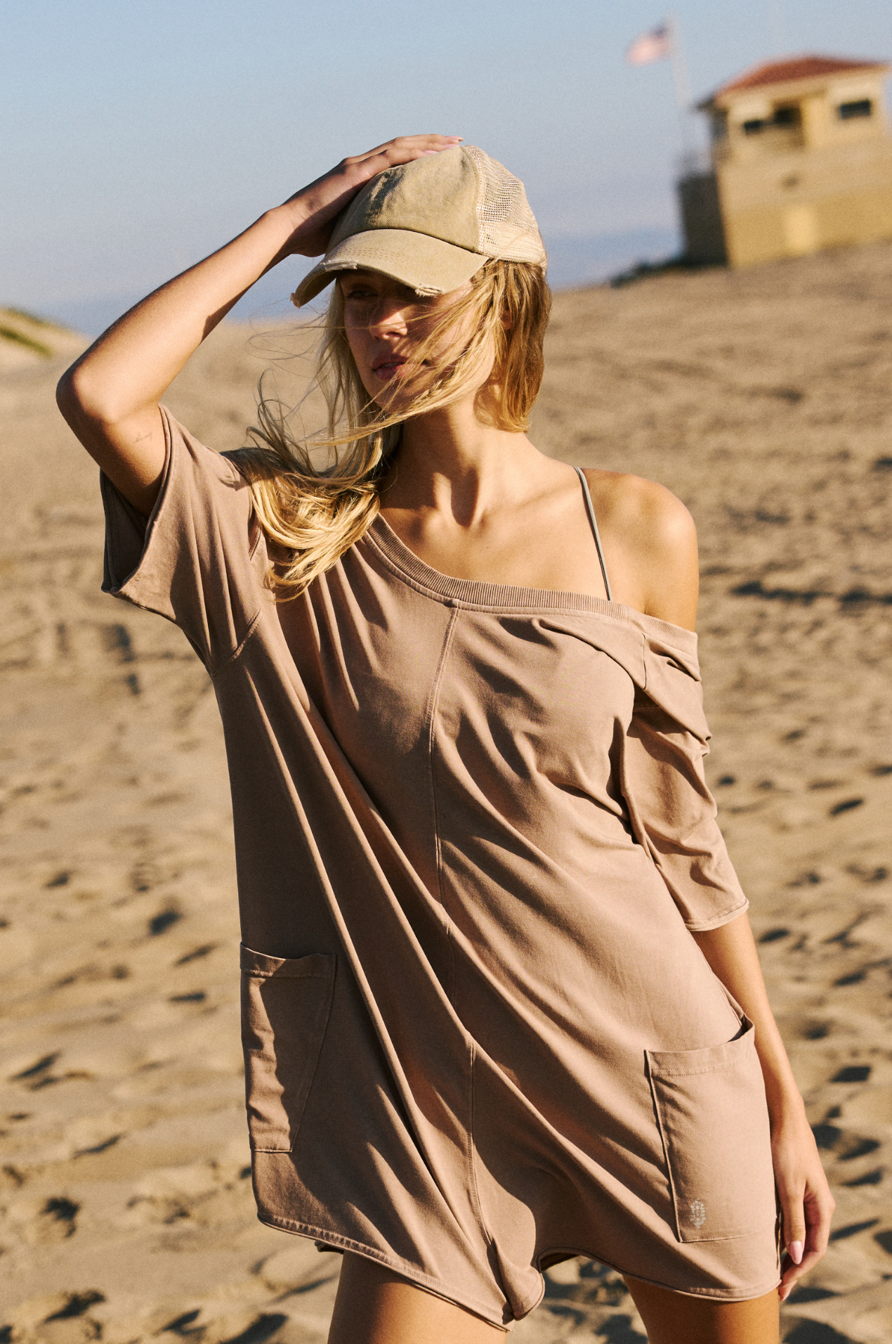 Hot Shot Tee Romper | Free People