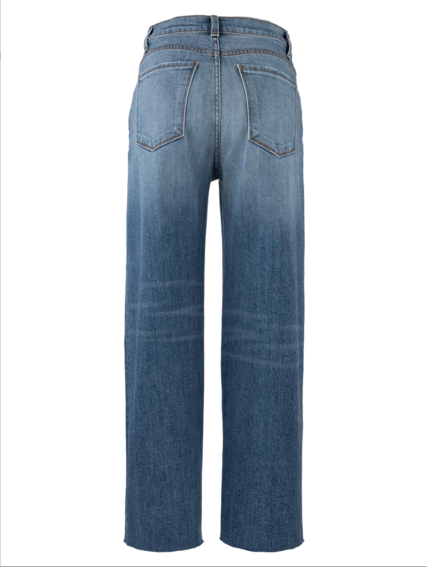 Vincent High Rise Wide Straight Leg - Dark Canaberra | Edyson