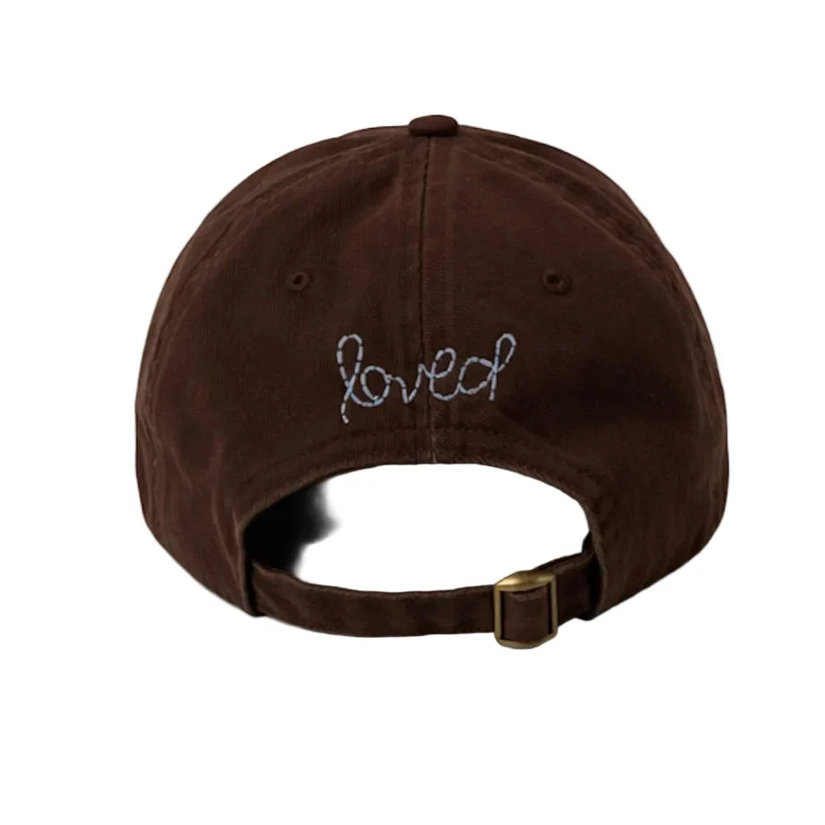 KR Imperfect Heart Hat - Cocoa/Chambray | Kerri Rosenthal