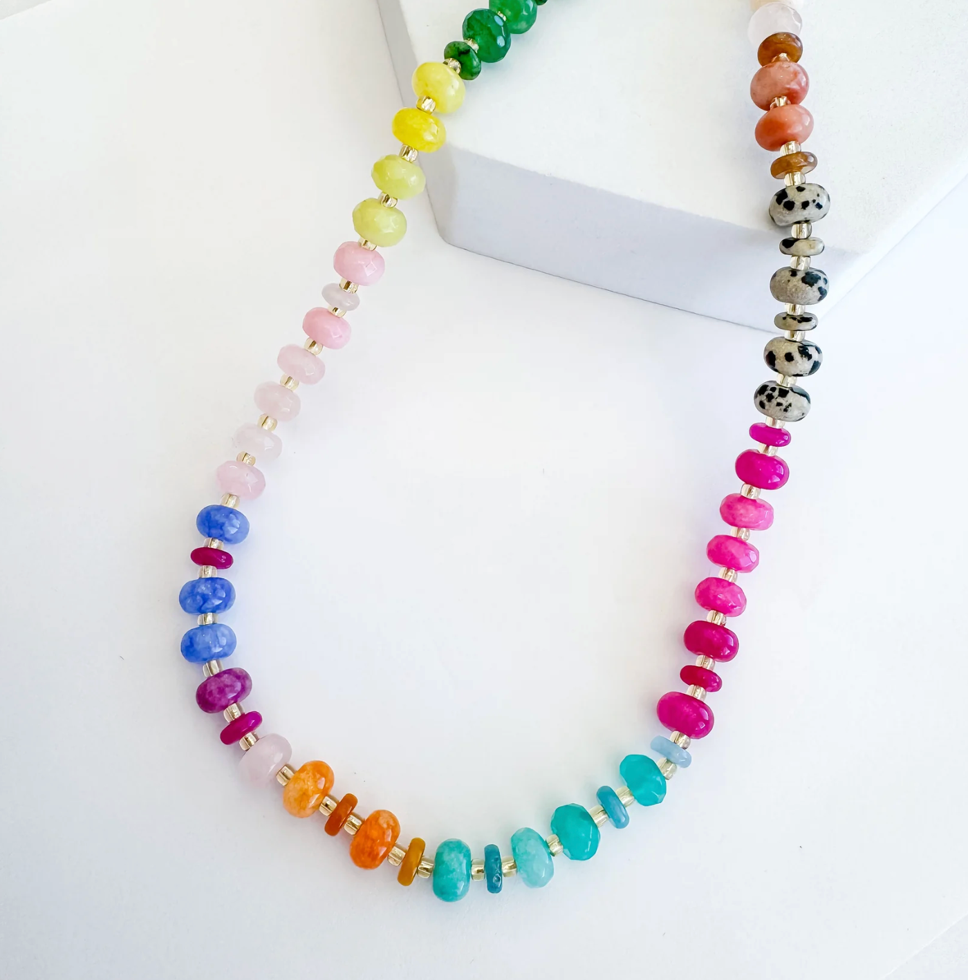 Happy Hues Gemstone Necklace