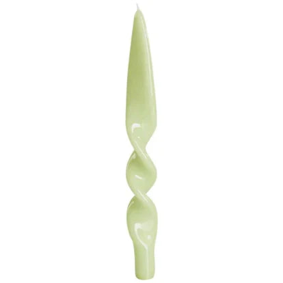 Lacquered Twist Taper Candle (Set of 2)