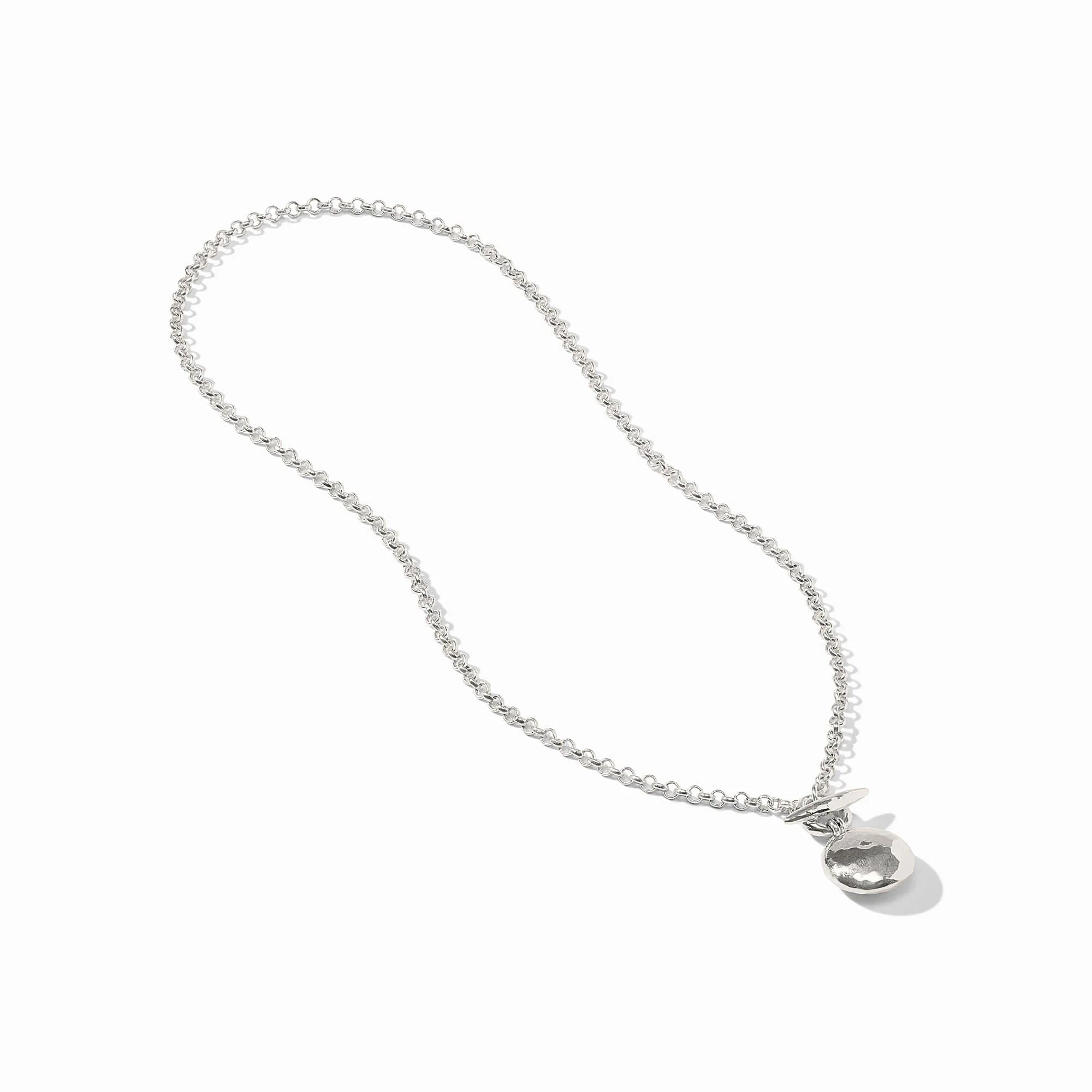 ★SENTIMENTS★ NO.418 [SILVER] NECKLACE Paparazzi Necklace ~ Stamped Sentiment - Silver – Paparazzi
