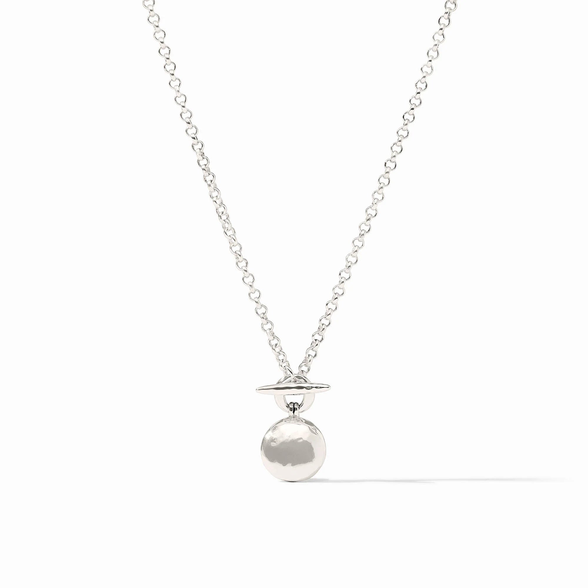 ★SENTIMENTS★ NO.418 [SILVER] NECKLACE Paparazzi Necklace ~ Stamped Sentiment - Silver – Paparazzi